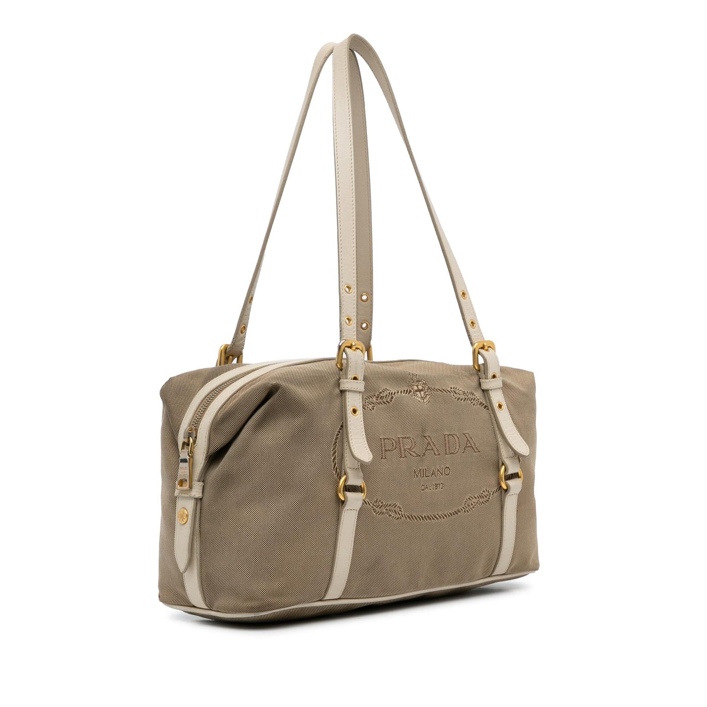 Prada Canapa Shoulder Bag Logo Logo Shoulder Bag