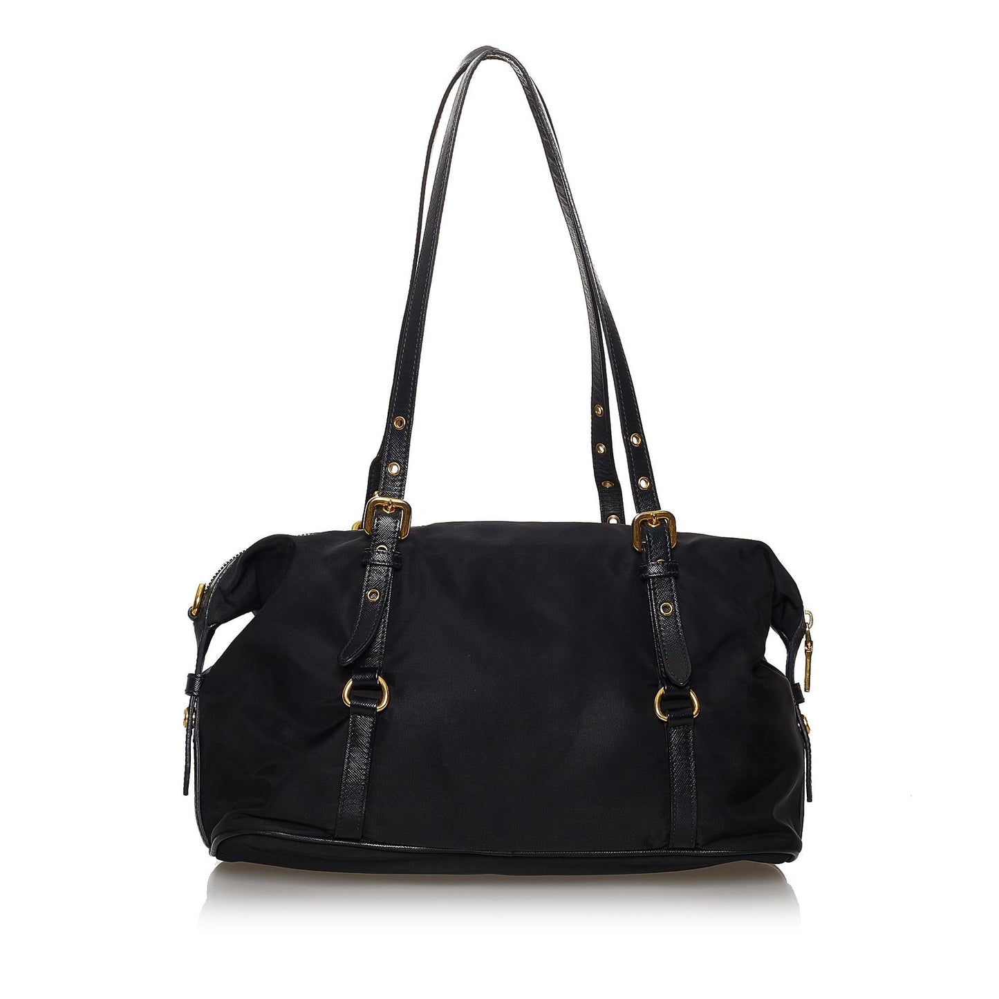 Prada Canapa Tessuto Shoulder Bag Shg Logo