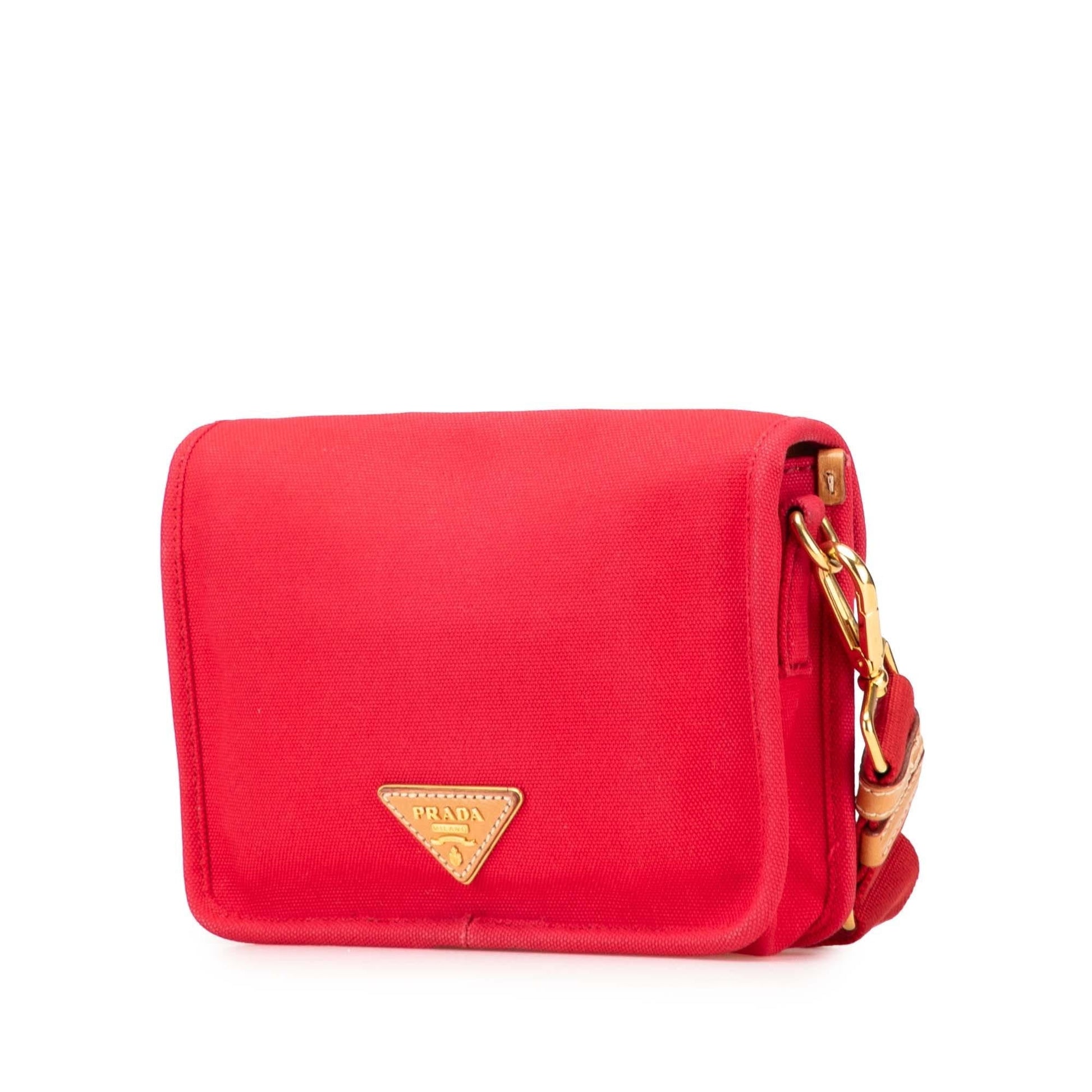 Prada Canapa Righe Crossbody Crossbody Bag