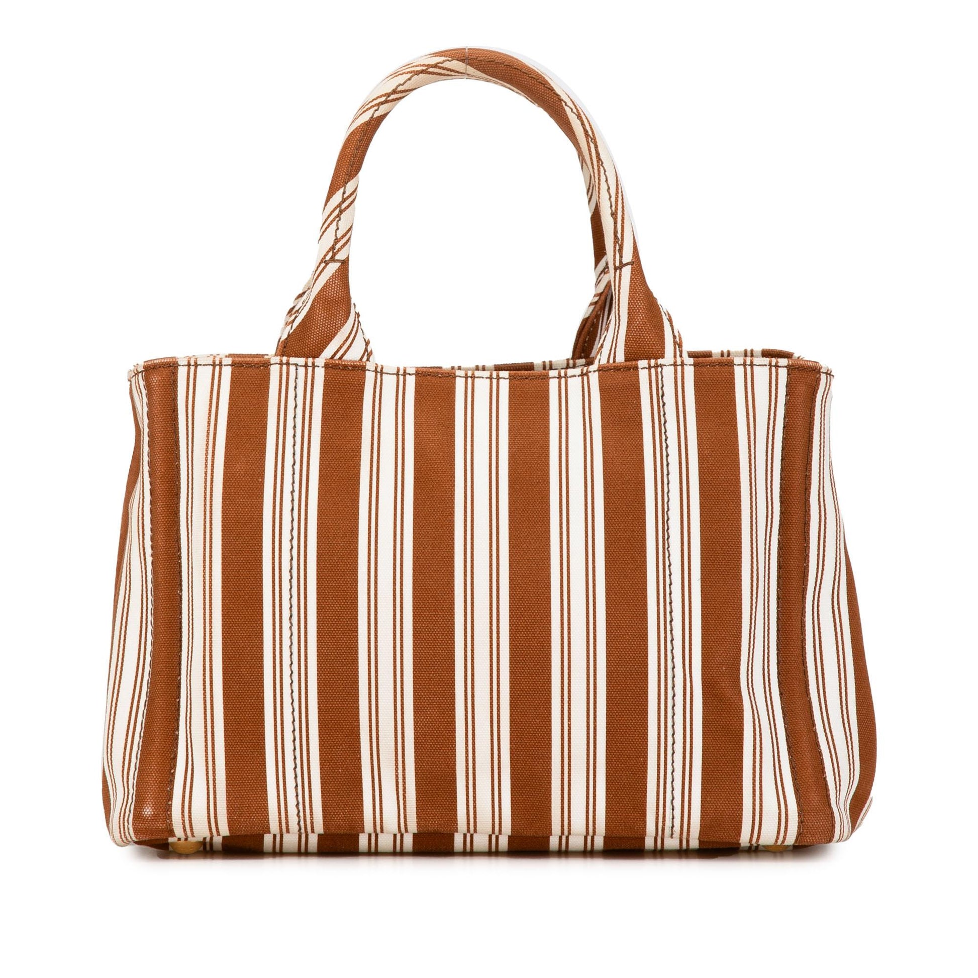 Prada Canapa Righe Satchel Shg Pdhwgp Logo Satchel Bag