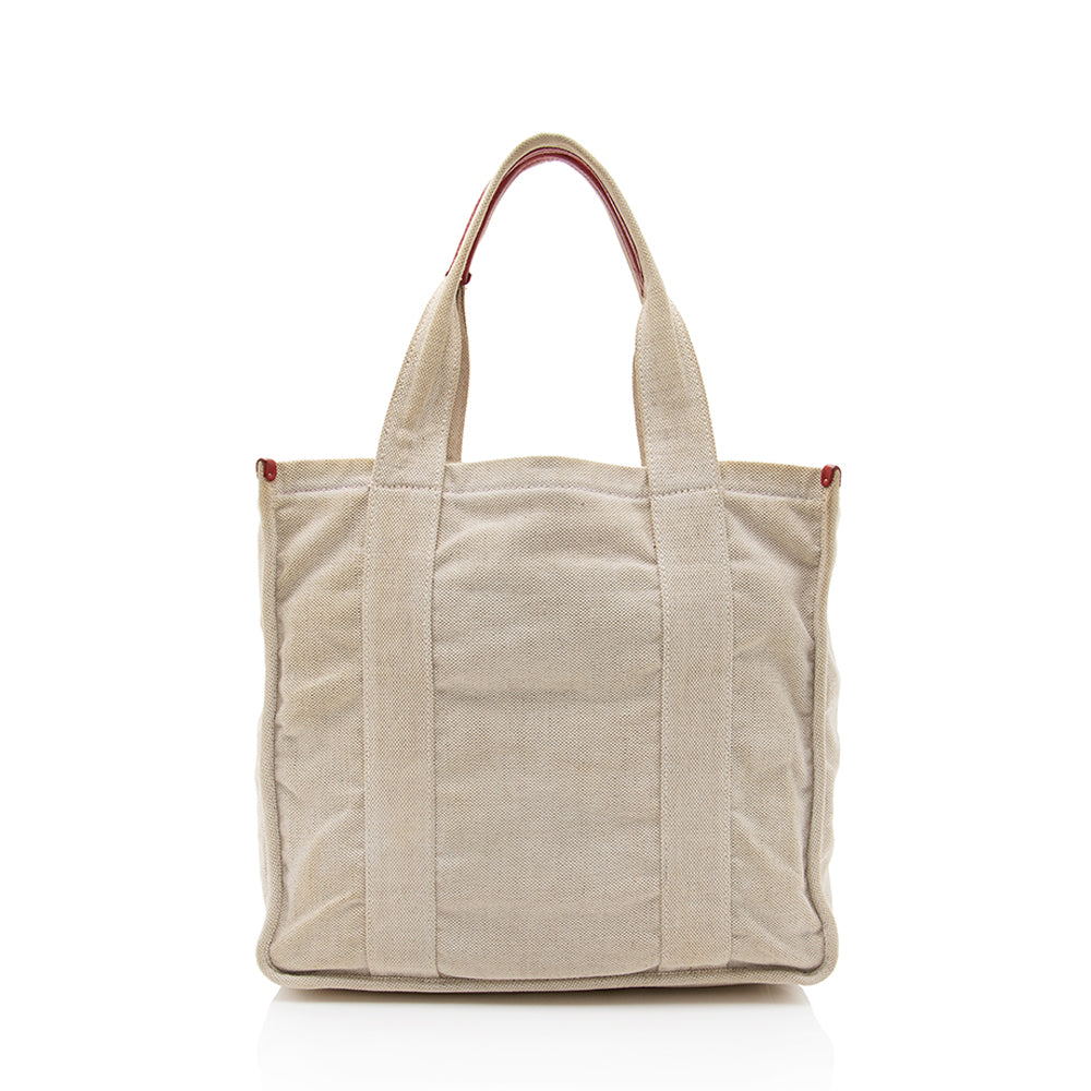 Prada Canapa Tote Shf Small Tote Bag