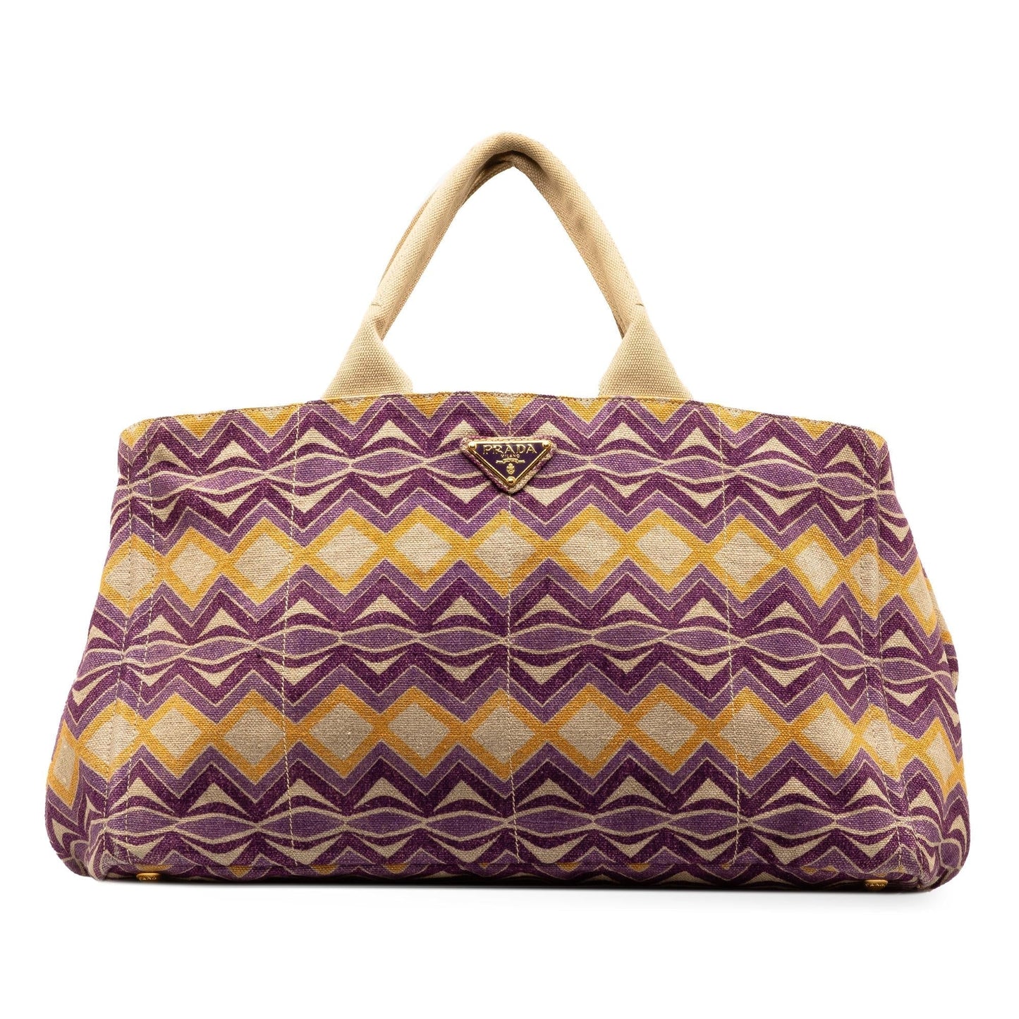 Prada Canapa Stampata Shg 7Ygifo Tote Bag