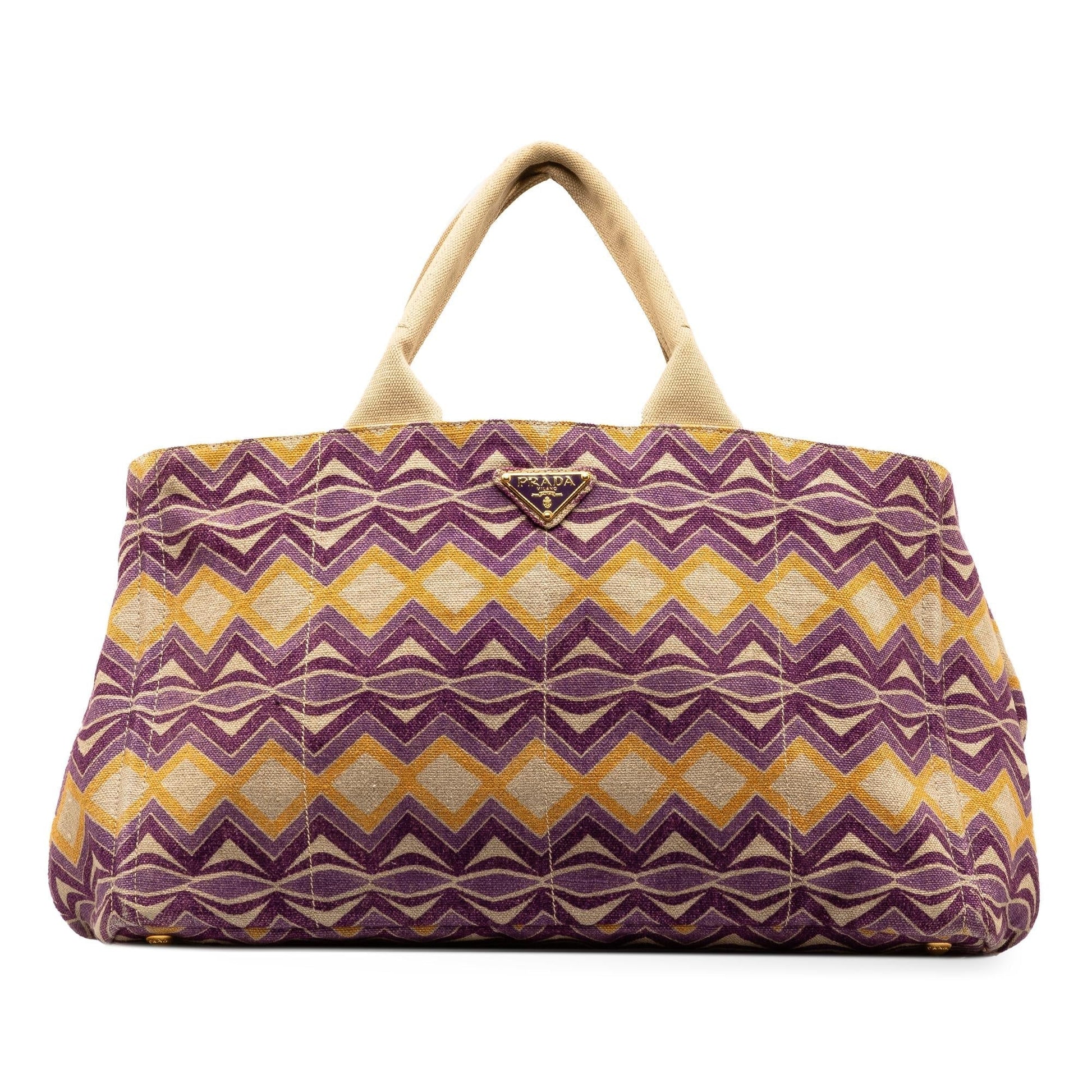 Prada Canapa Stampata Shg 7Ygifo Tote Bag