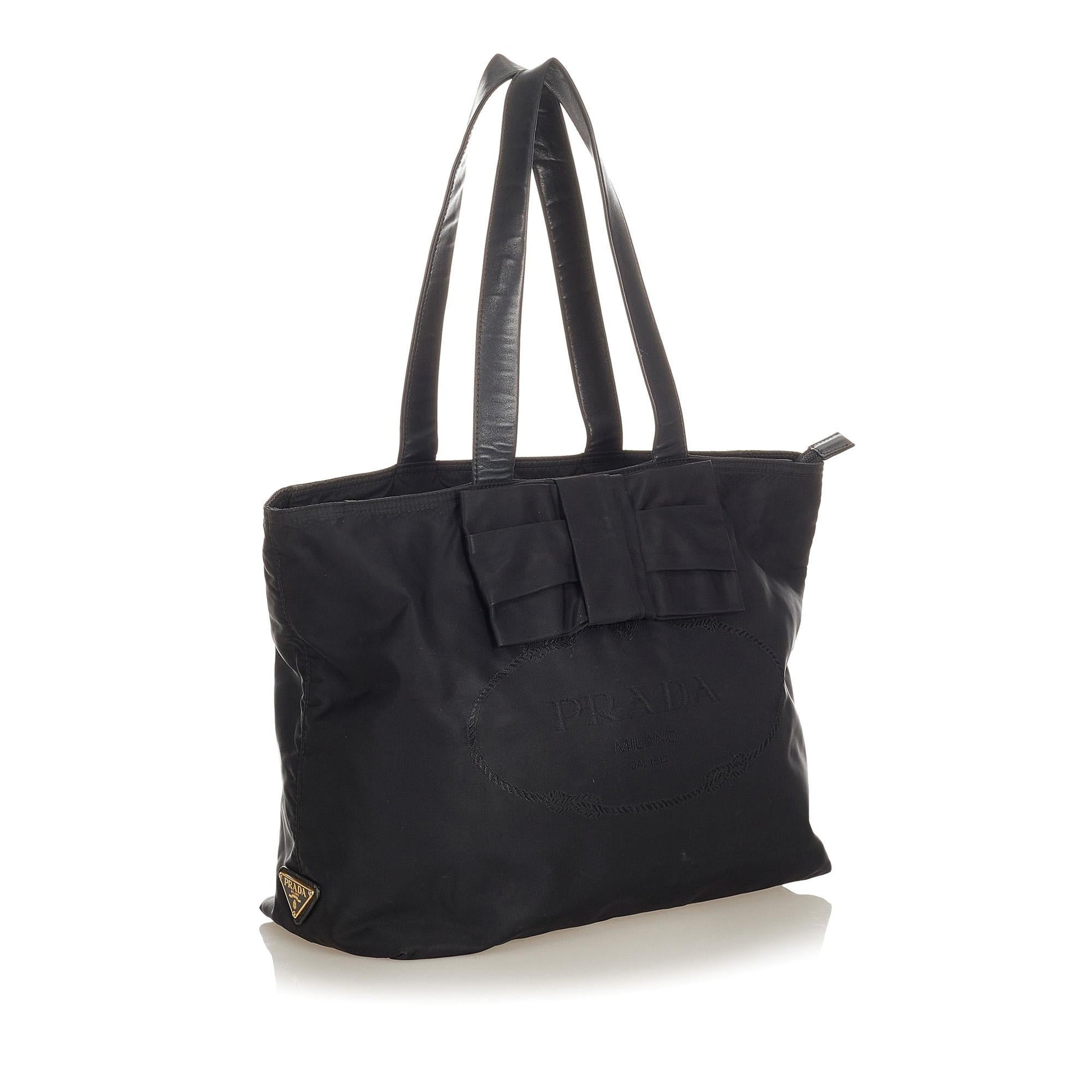 Prada Canapa Tessuto Tote Bag Shg