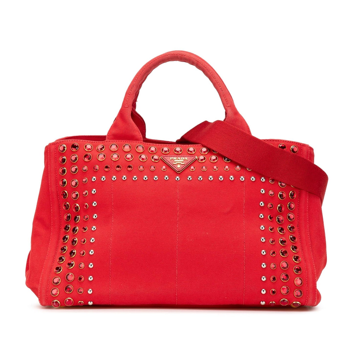 Prada Canapa Bijoux Satchel Canvas Satchel Bag Bijoux Satchel 2