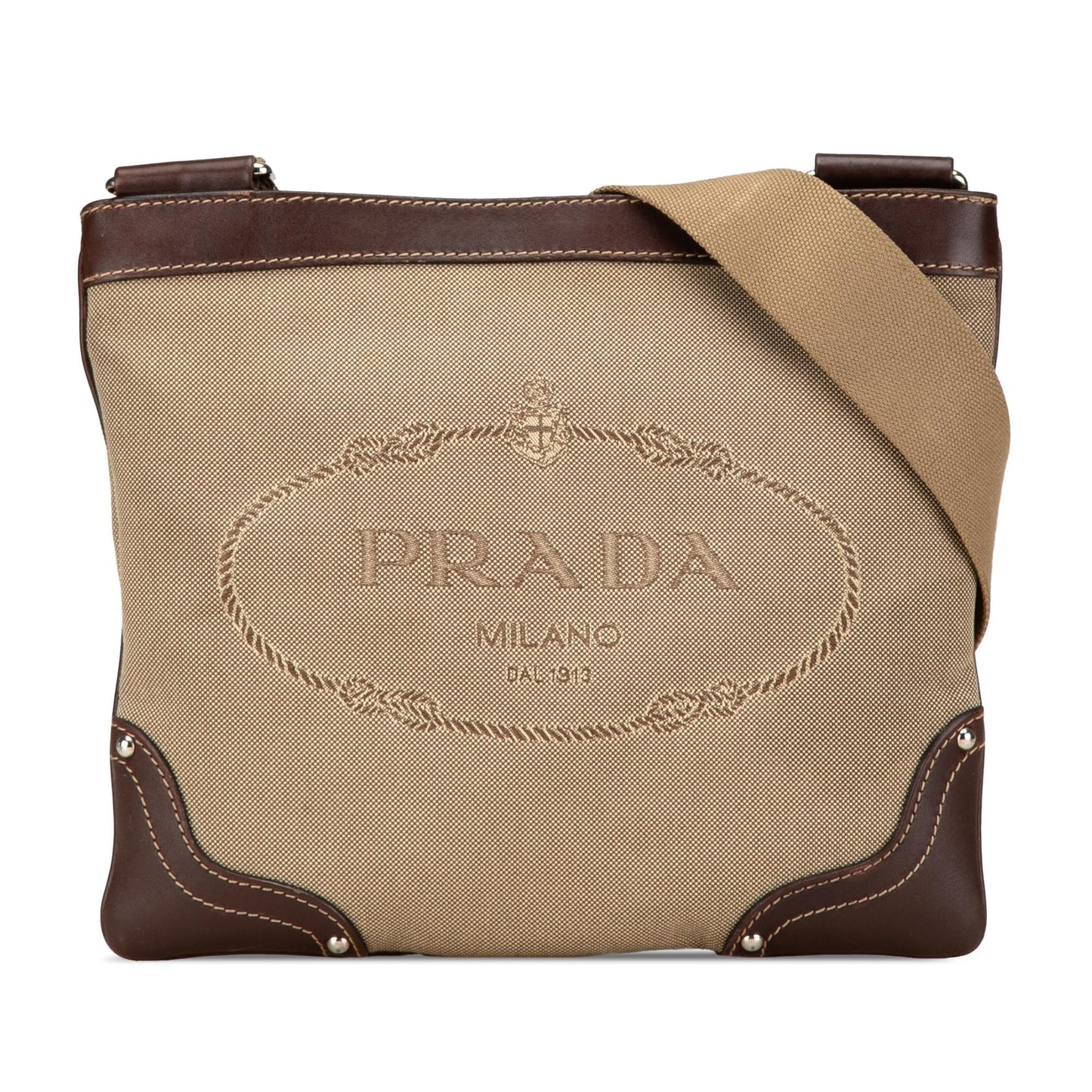 Prada Canapa Crossbody Canvas Logo Crossbody Bag Logo Crossbody 3