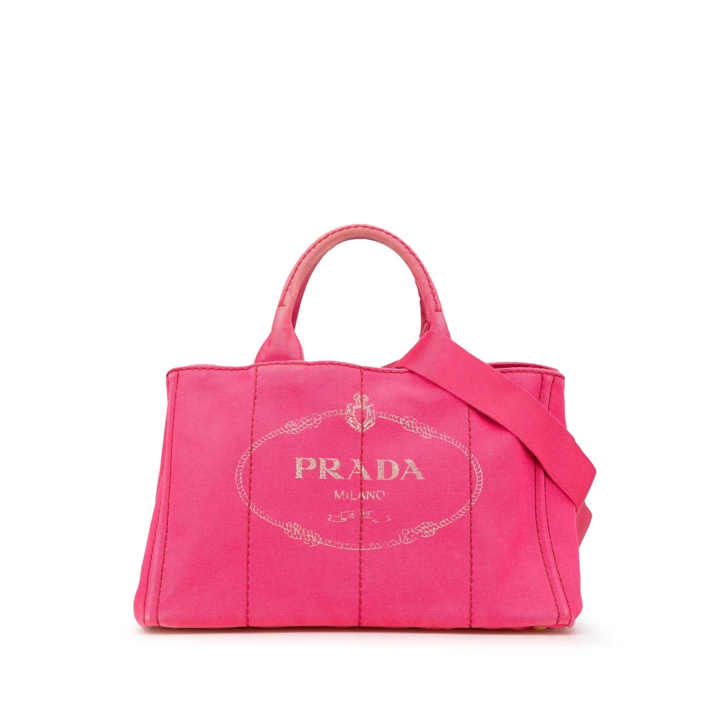 Prada Canapa Satchel Canvas Logo Satchel Bag Canapa Logo Satchel