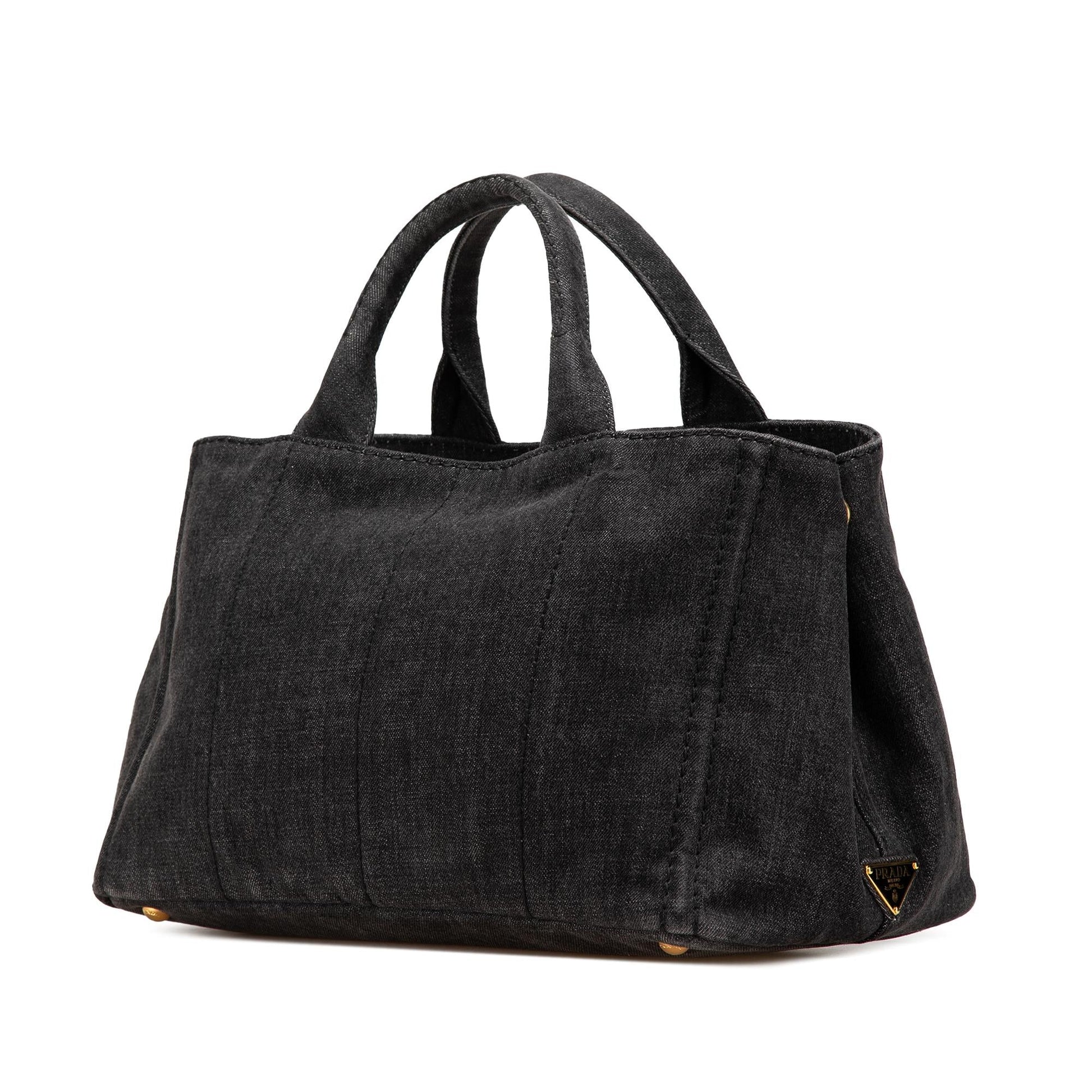 Prada Canapa Satchel Canvas Logo Satchel Bag Logo Satchel 4