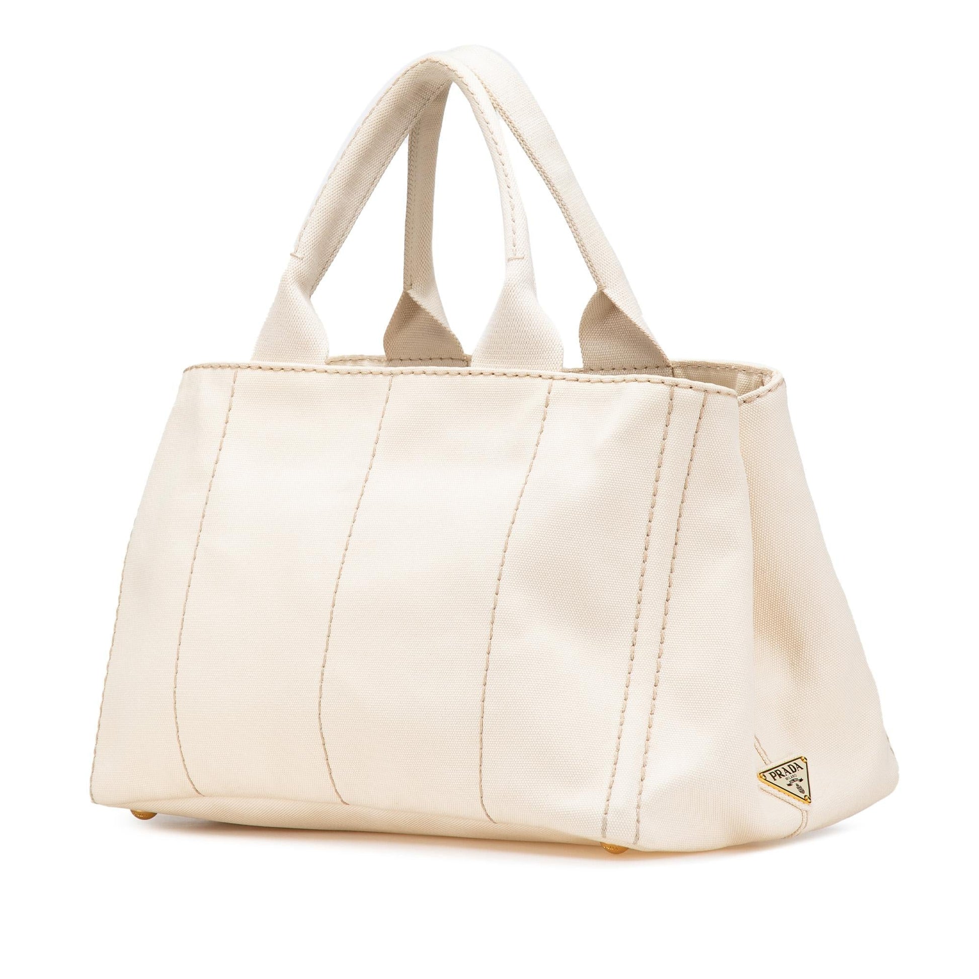 Prada Canapa Satchel Canvas Logo Satchel Bag Logo Satchel 5