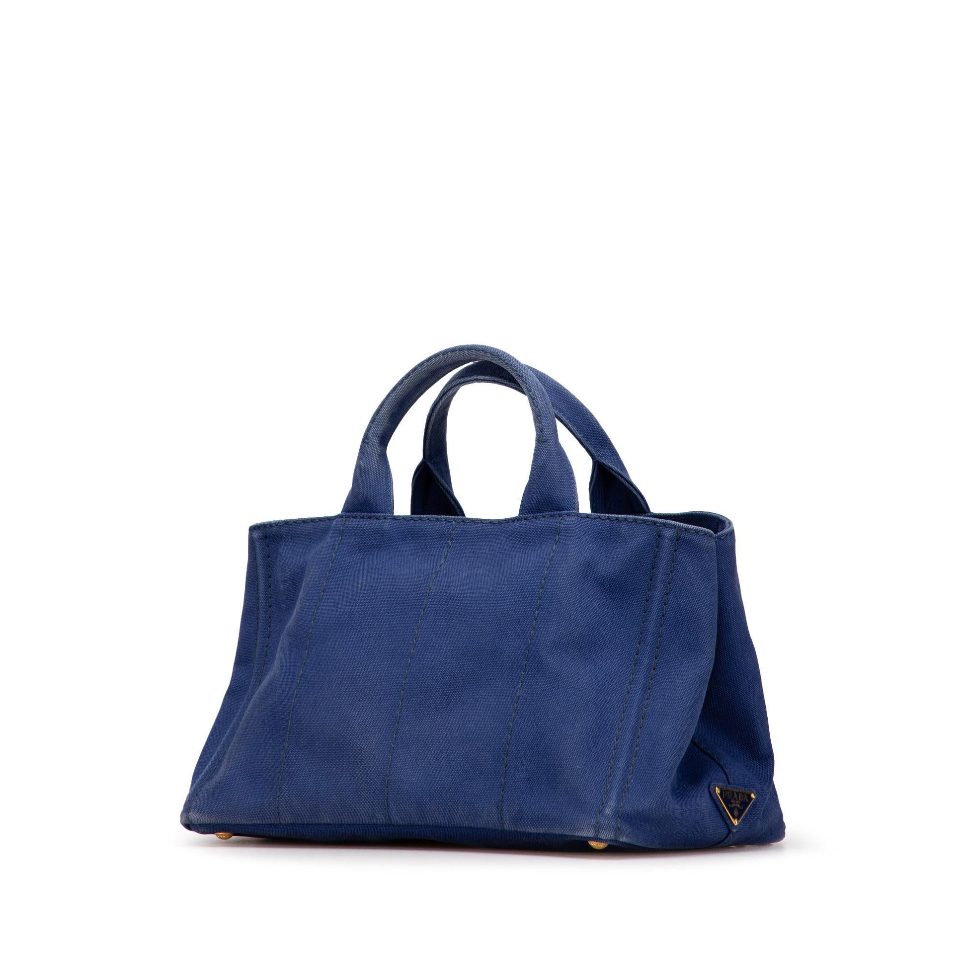 Prada Canapa Satchel Canvas Logo Satchel Bag Logo Satchel 8