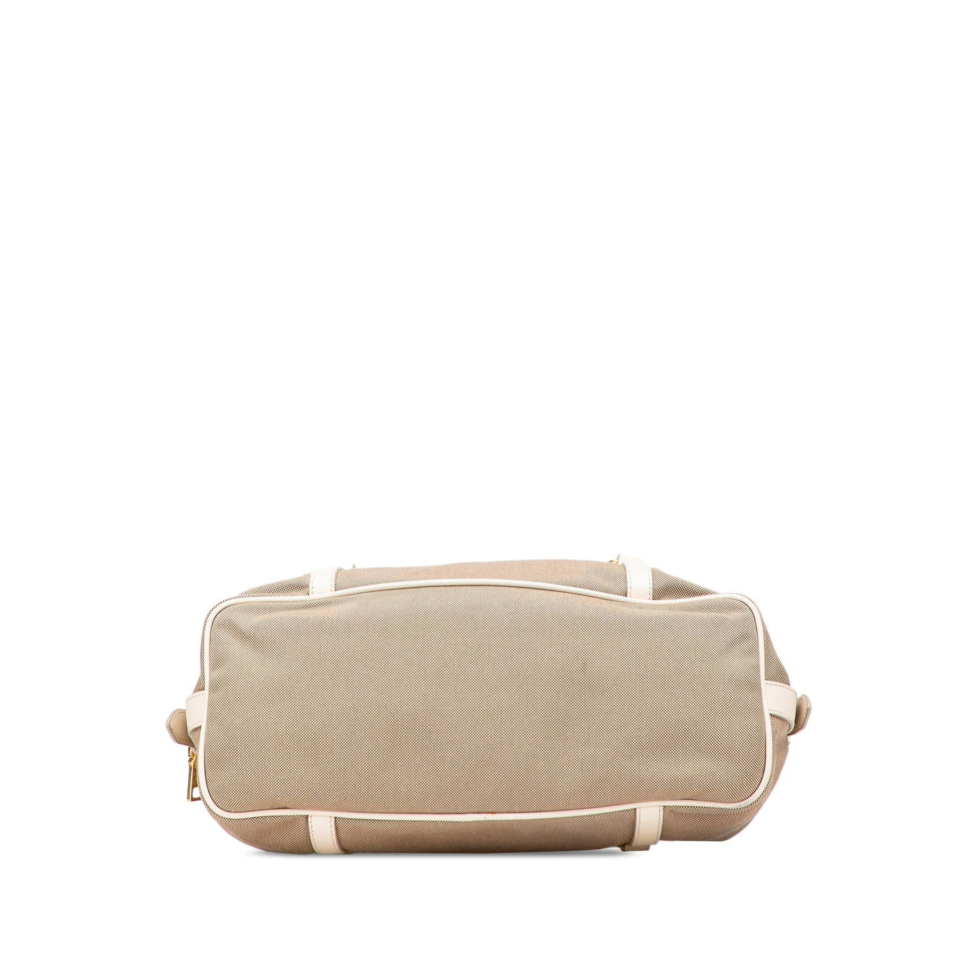 Prada Canapa Shoulder Bag Canvas Logo