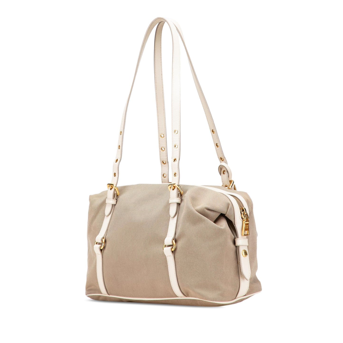 Prada Canapa Shoulder Bag Canvas Logo