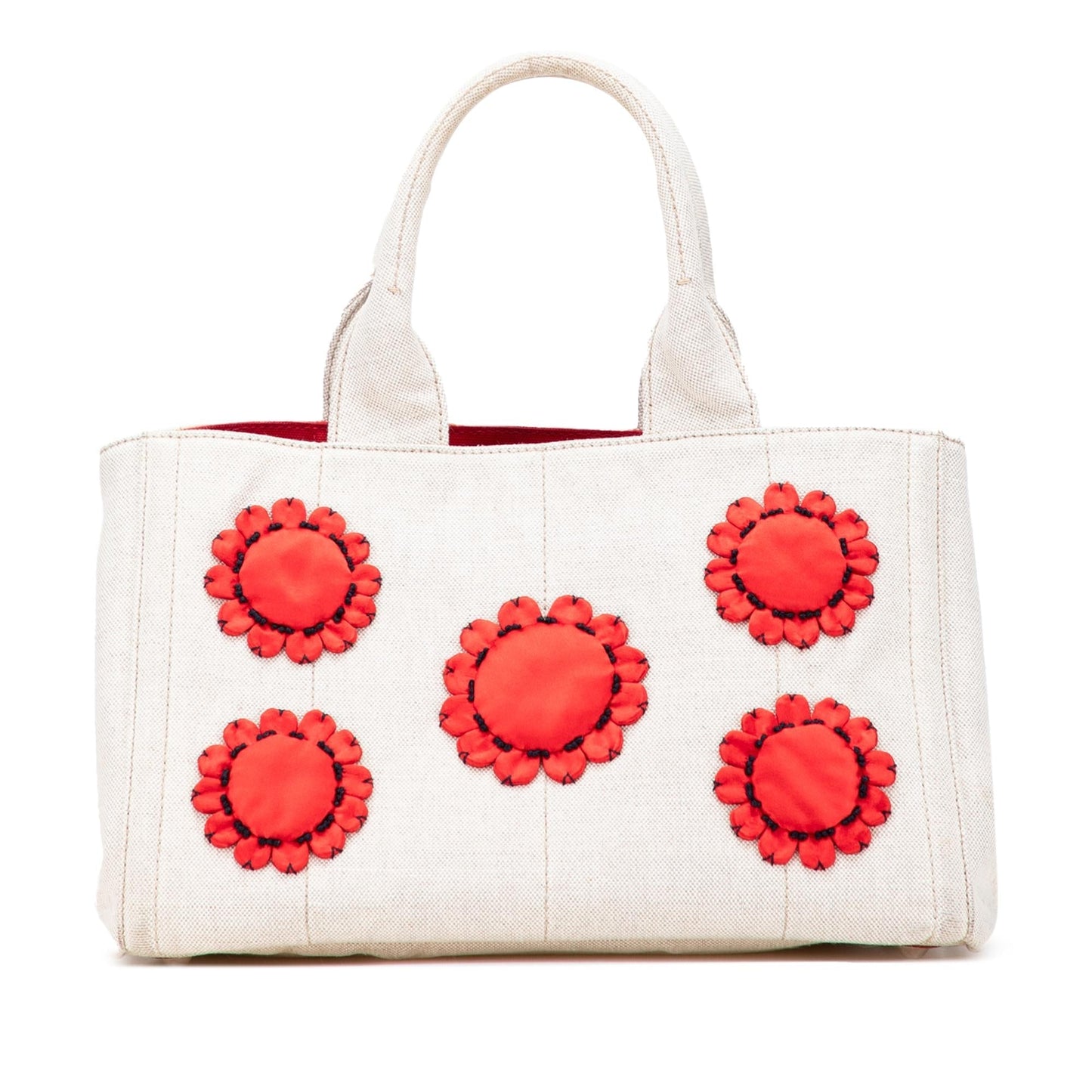 Prada Canapa Mistolino Tote Canvas Tote Bag