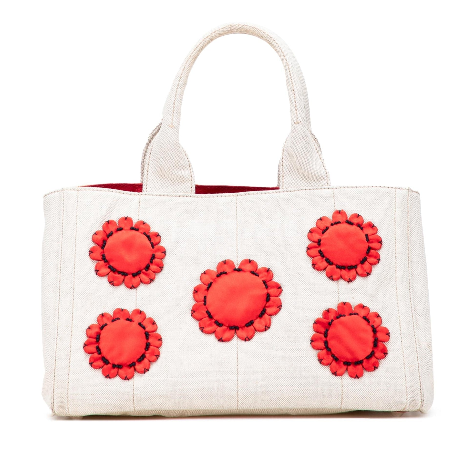 Prada Canapa Mistolino Tote Canvas Tote Bag