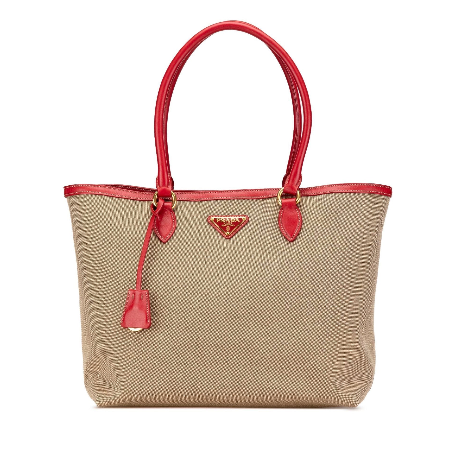 Prada Canapa Tote Canvas Tote Bag