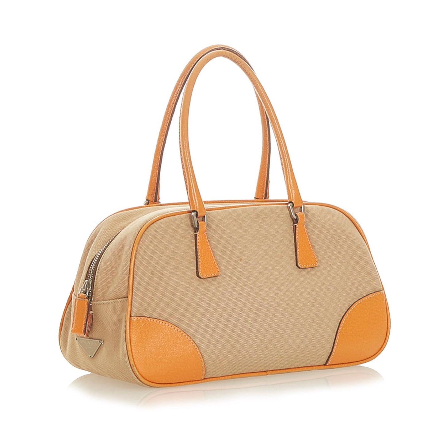 Prada Handbag Shg Canvas Satchel Bag Handbag Shg 19635