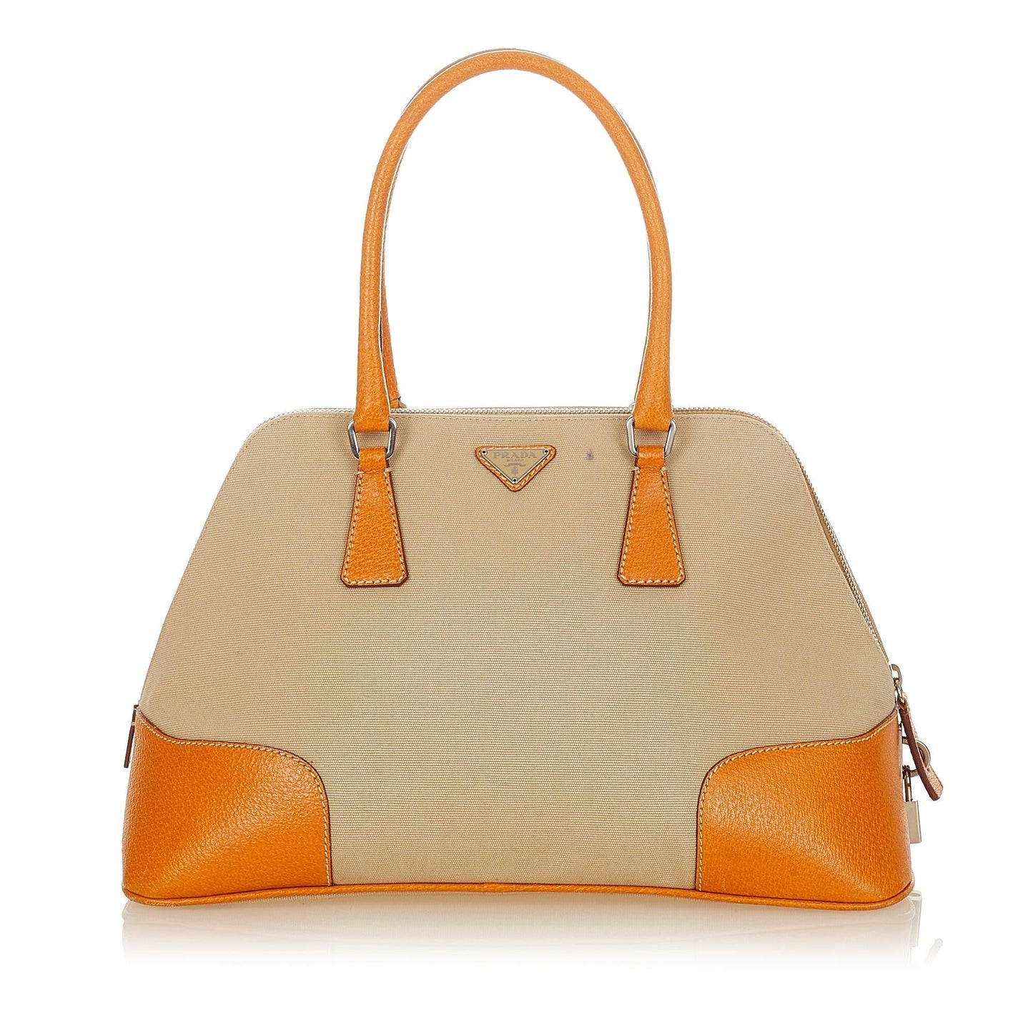 Prada Handbag Shg Canvas Satchel Bag