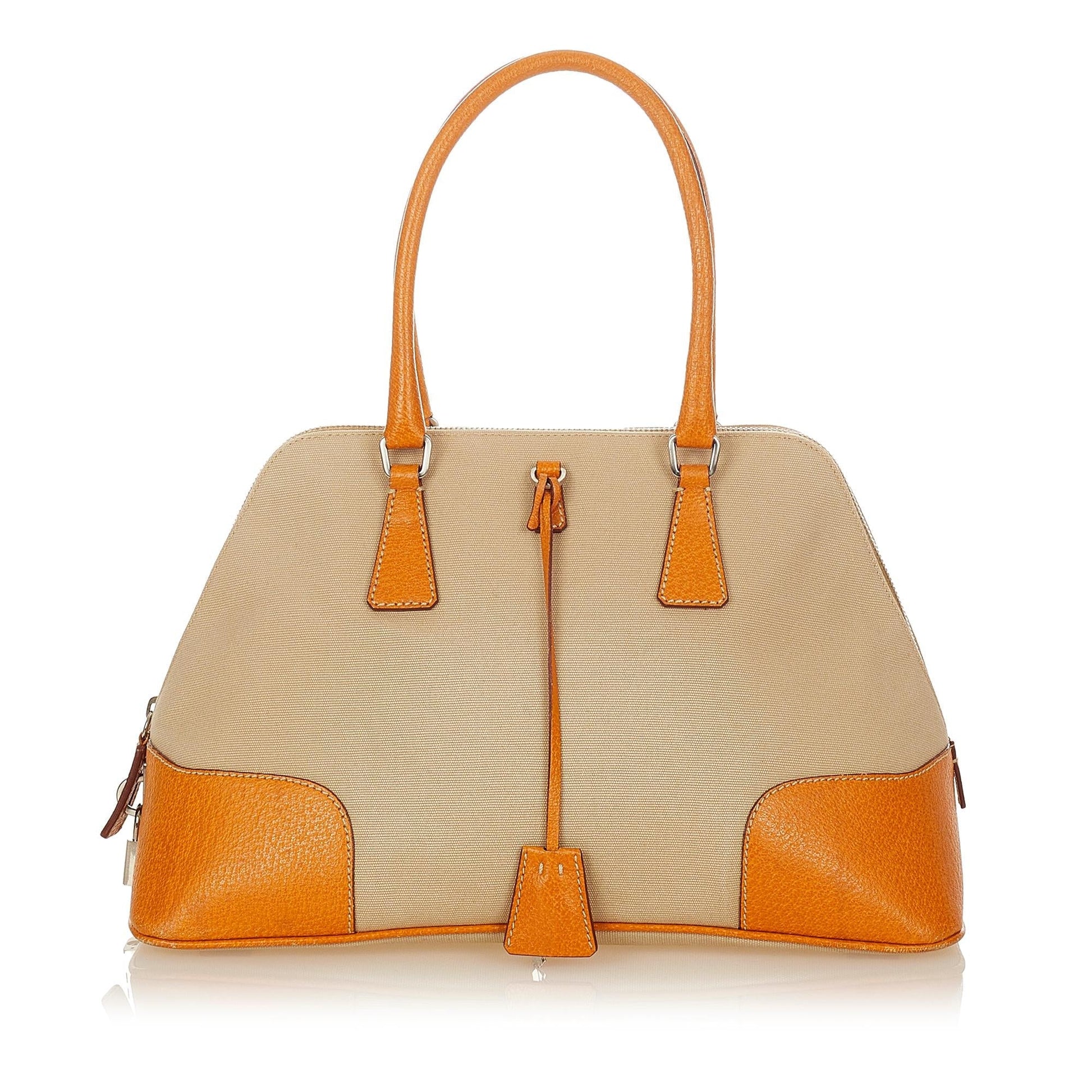 Prada Handbag Shg Canvas Satchel Bag