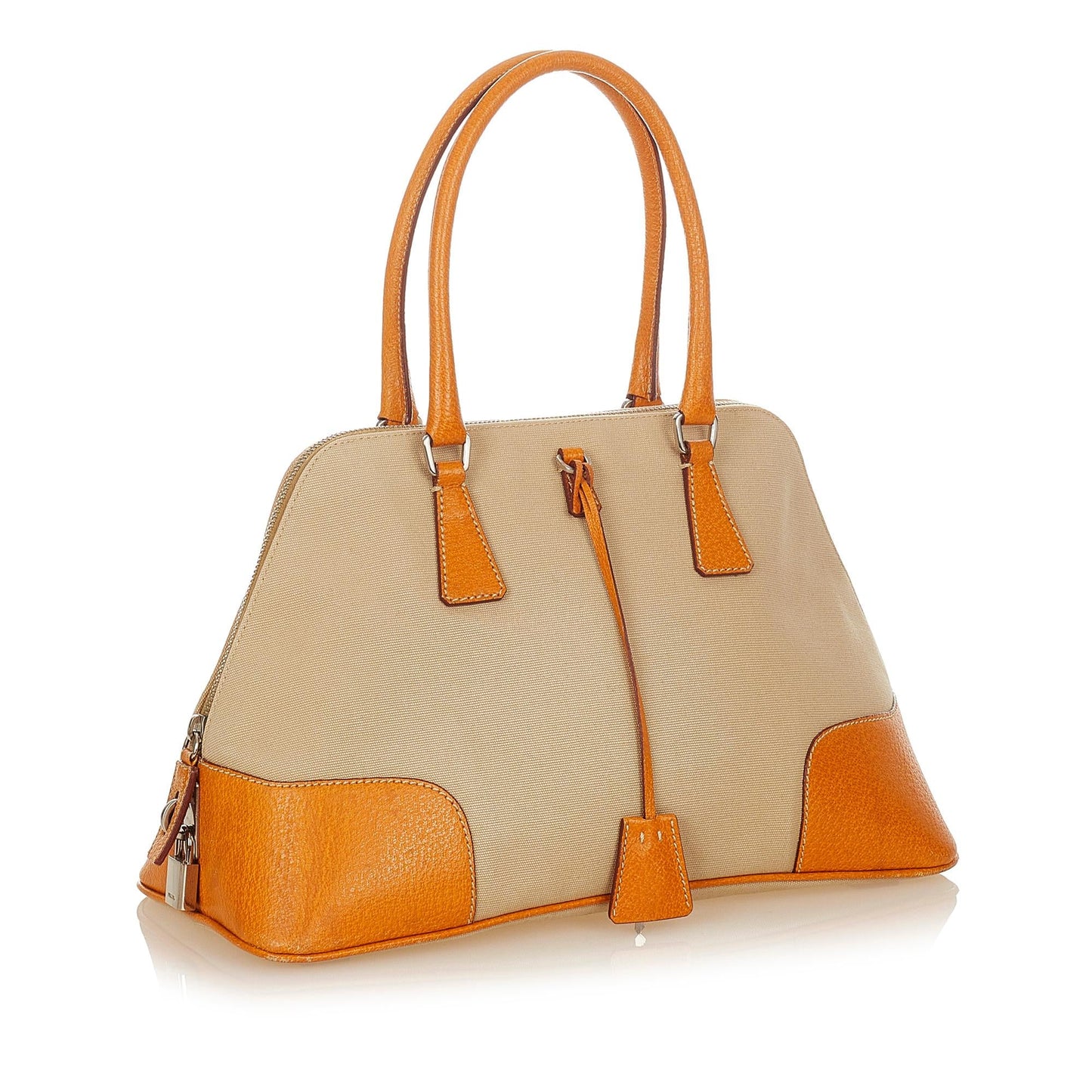 Prada Handbag Shg Canvas Satchel Bag