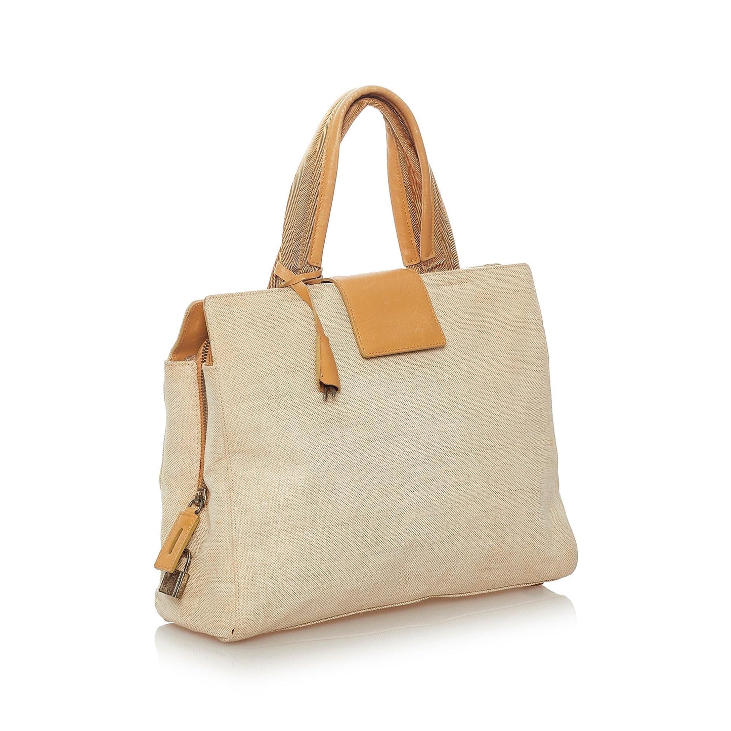 Prada Handbag Shg Canvas Satchel Bag Handbag Shg 27311