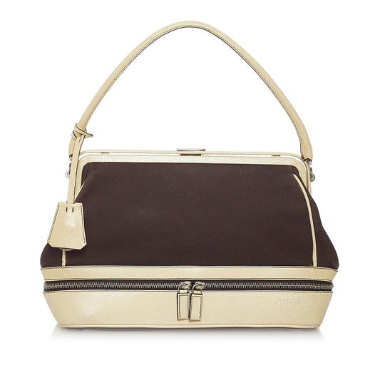 Prada Handbag Shg Canvas Satchel Bag Handbag Shg 29857