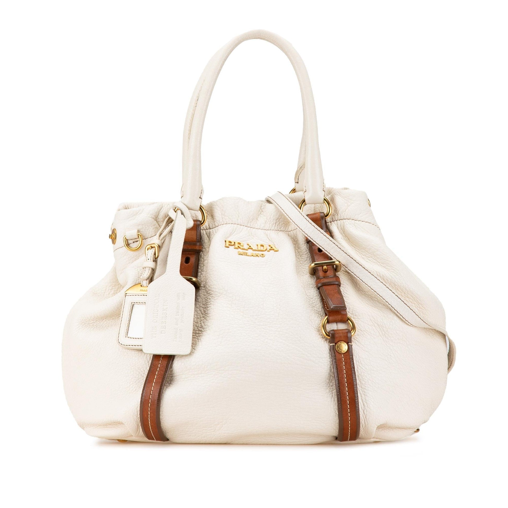 Prada Cervo Antik Satchel Shg Osudgi Satchel Bag
