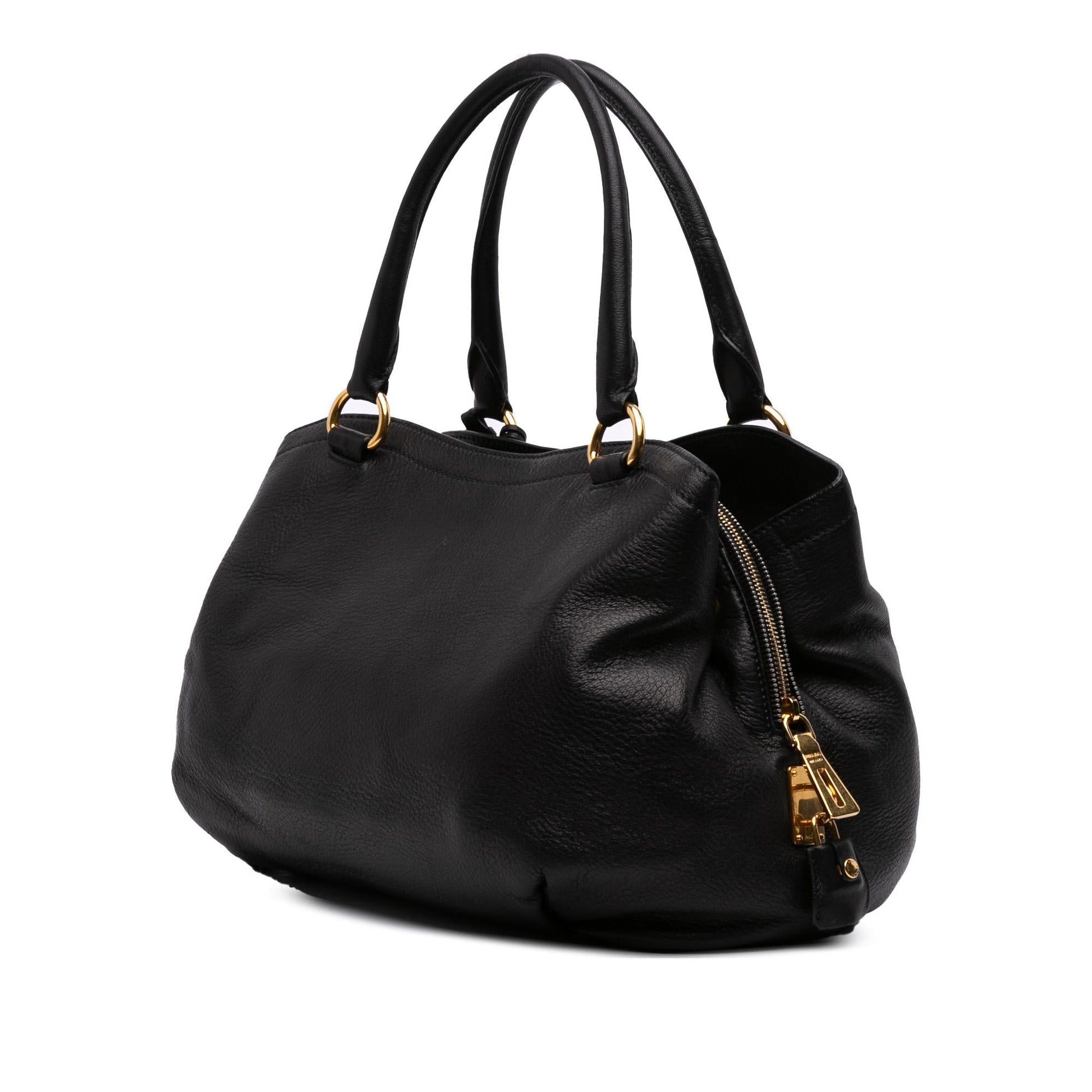 Prada Cervo Tote Zip Tote Bag