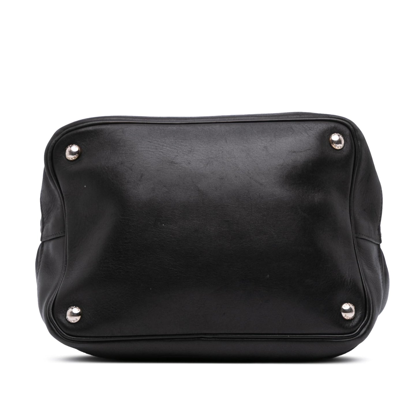 Prada City Calf Drawstring Bag Bucket Shoulder Bag