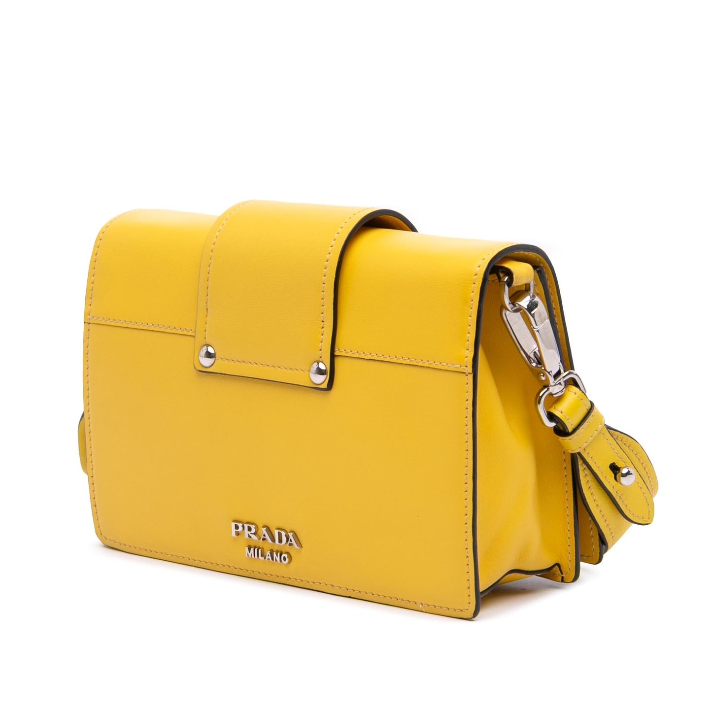 Prada City Calf Plex Ribbon Crossbody Crossbody Bag