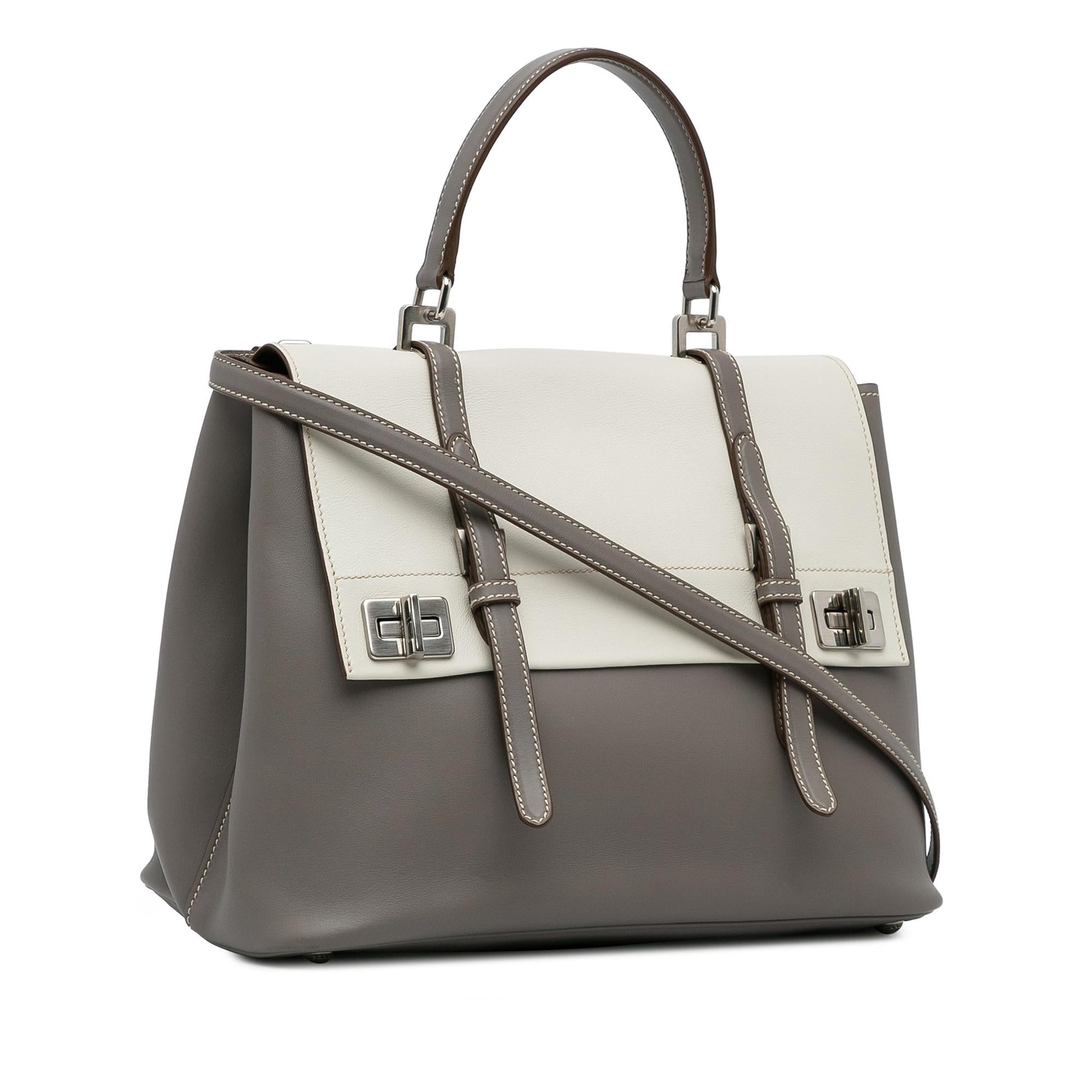 Prada City Calf Satchel Shg Izngiu Satchel Bag