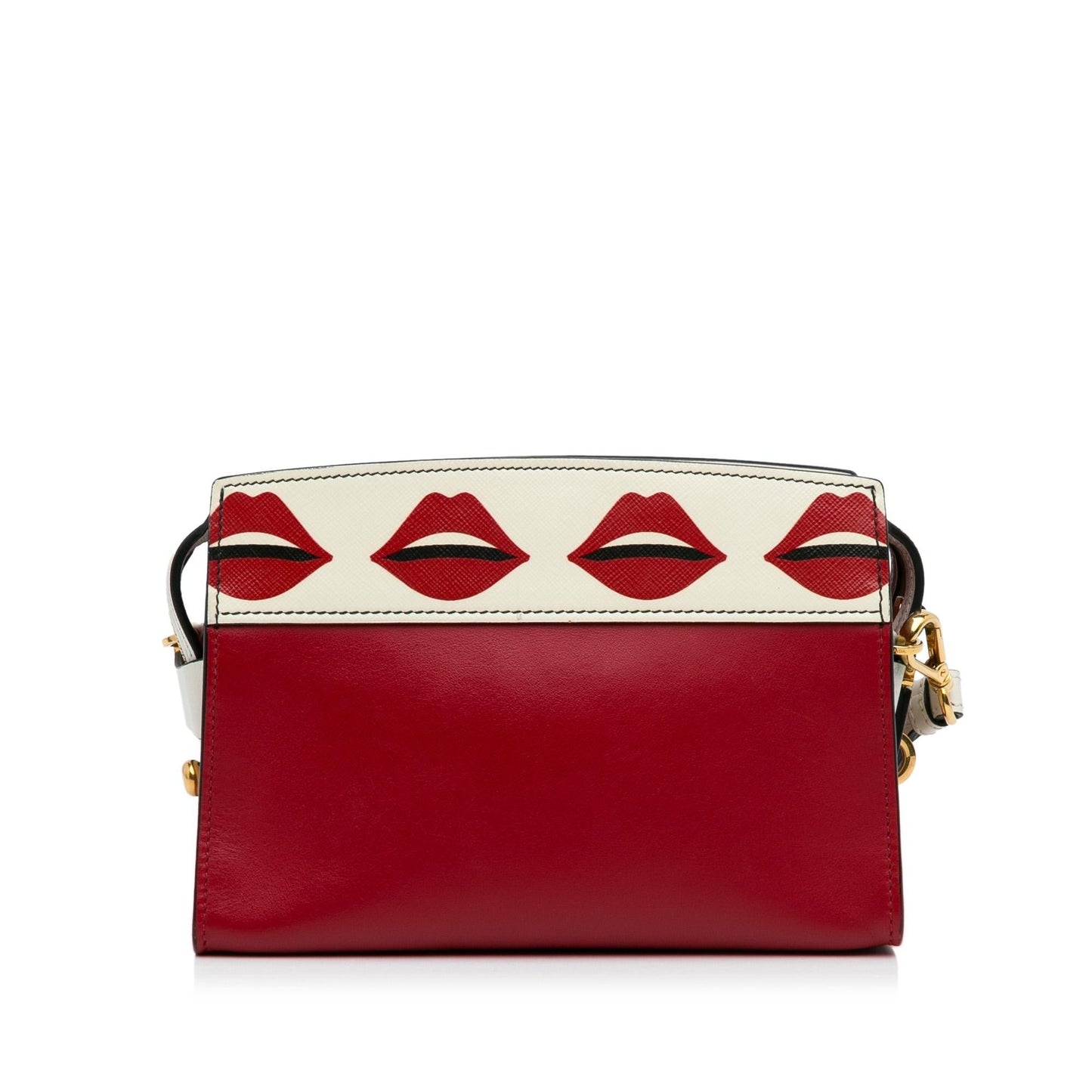 Prada City Calf And Lip Print Esplanade Shg Swq2Se Saffiano Crossbody Bag