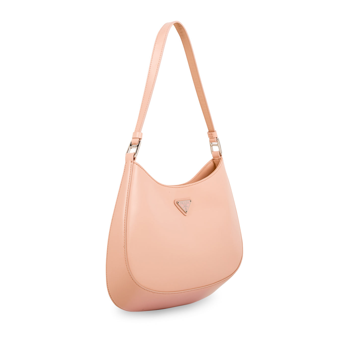Prada Cleo Brushed Shoulder Bag Leather