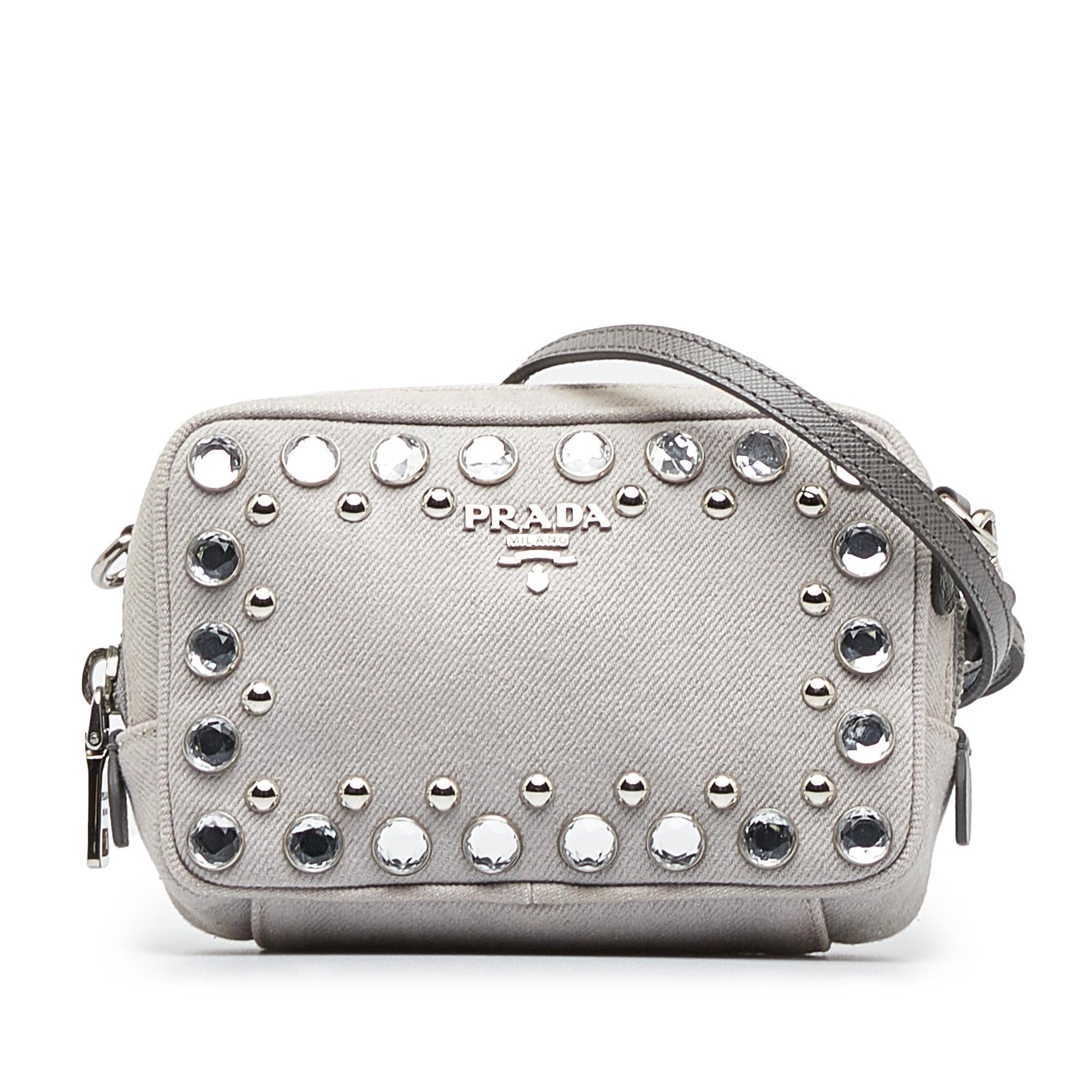Prada Borchie Bijoux Camera Bag Shg Rewfzz Crossbody Bag