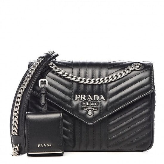 Prada Soft Calf In Handbag Travel Bag