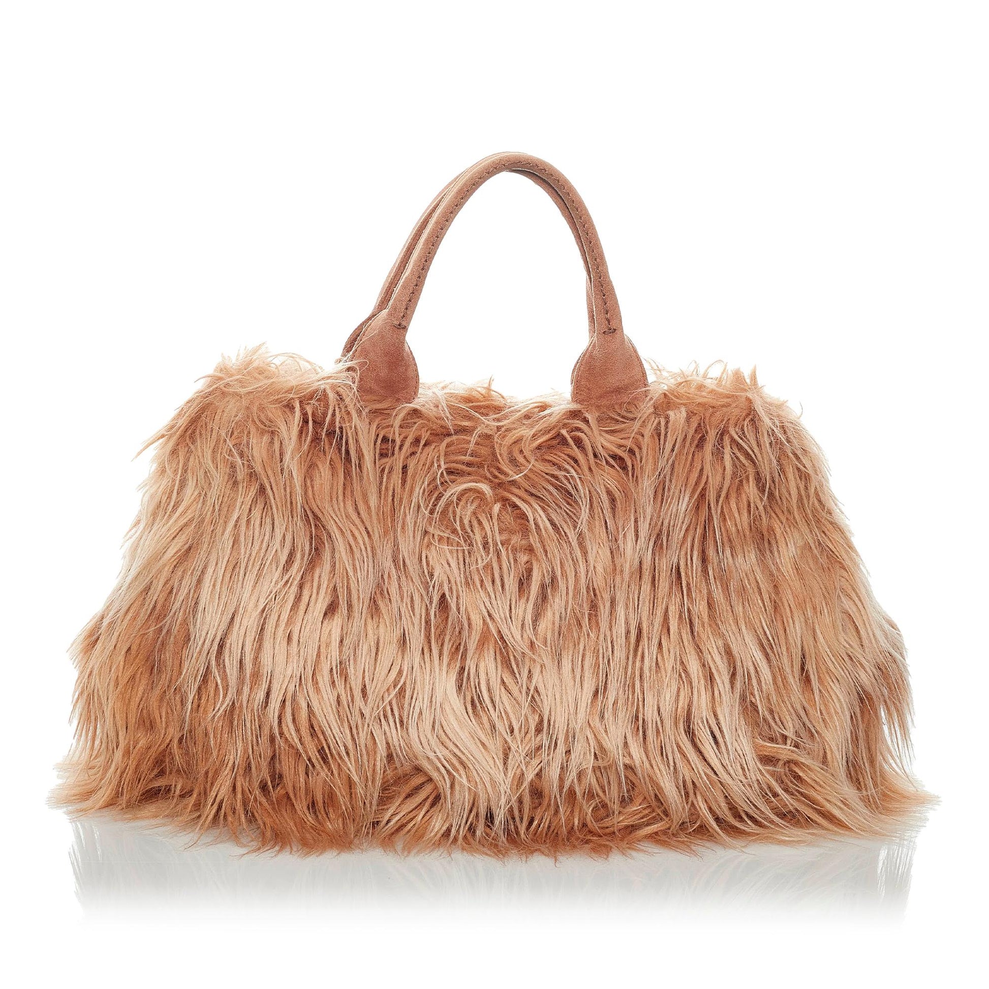 Prada Eco Kidassia Faux Fur Garden Handbag Shg Satchel Bag Handbag Shg 30403