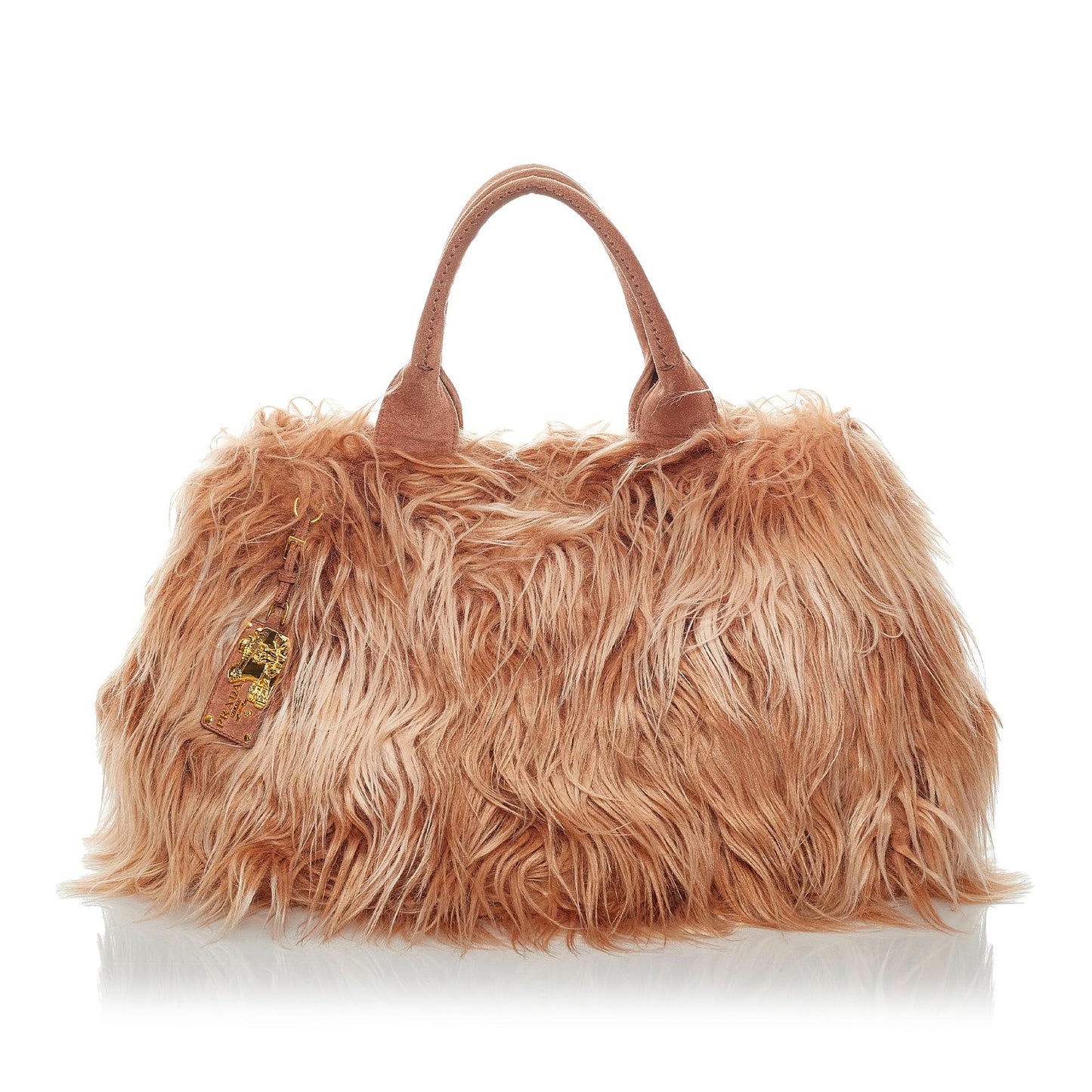 Prada Eco Kidassia Faux Fur Garden Handbag Shg Satchel Bag Handbag Shg 30403