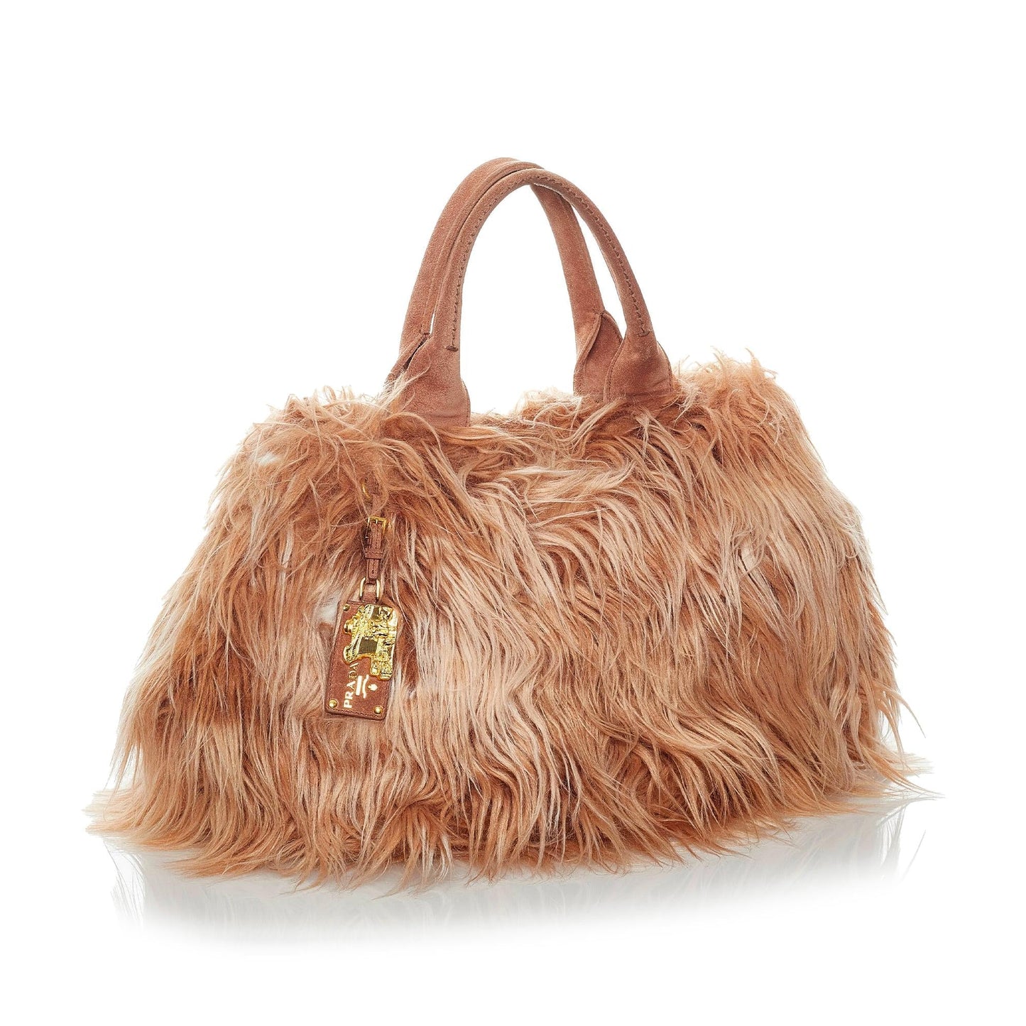 Prada Eco Kidassia Faux Fur Garden Handbag Shg Satchel Bag Handbag Shg 30403