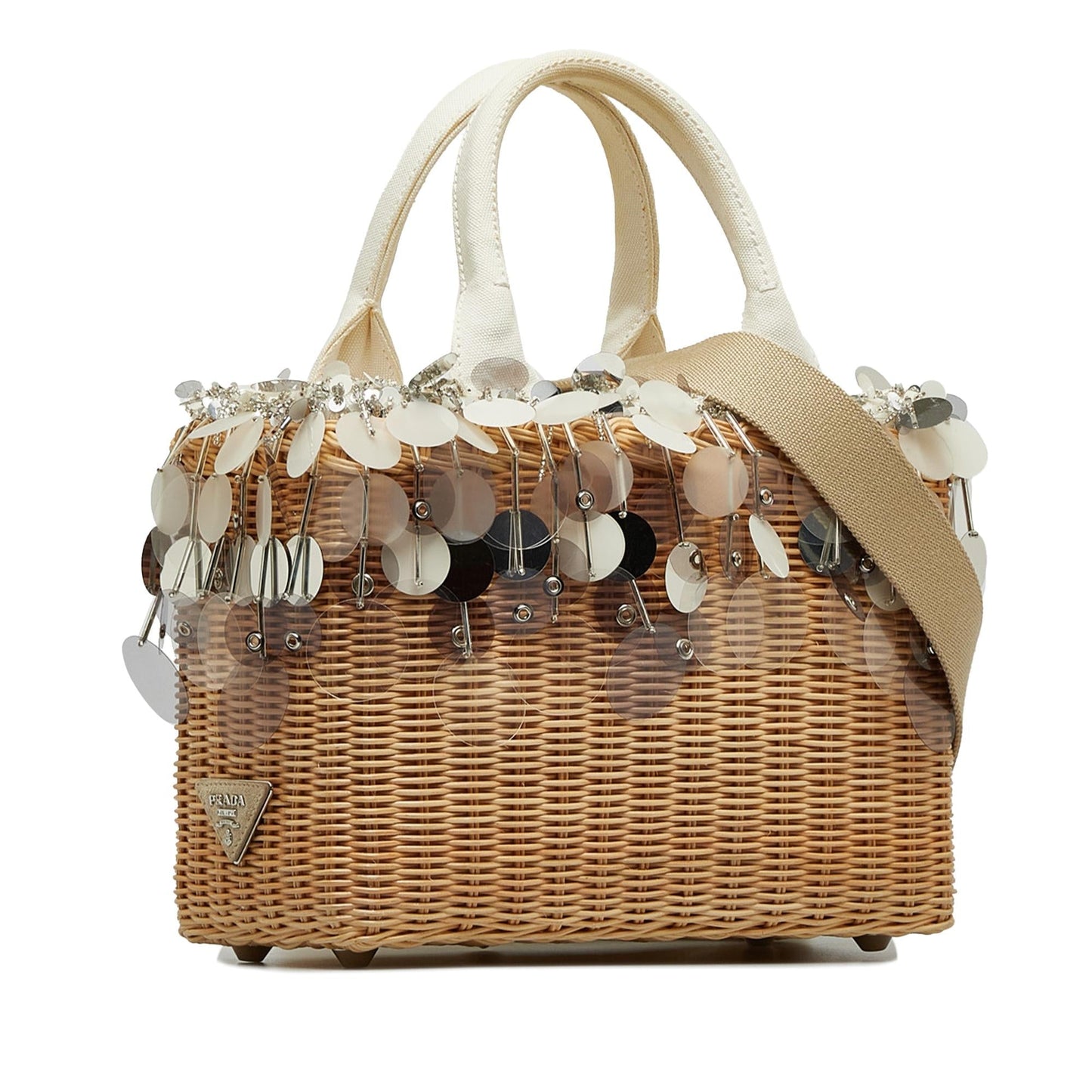 Prada Embellished Midollino Satchel Shg 95Qac8 Satchel Bag