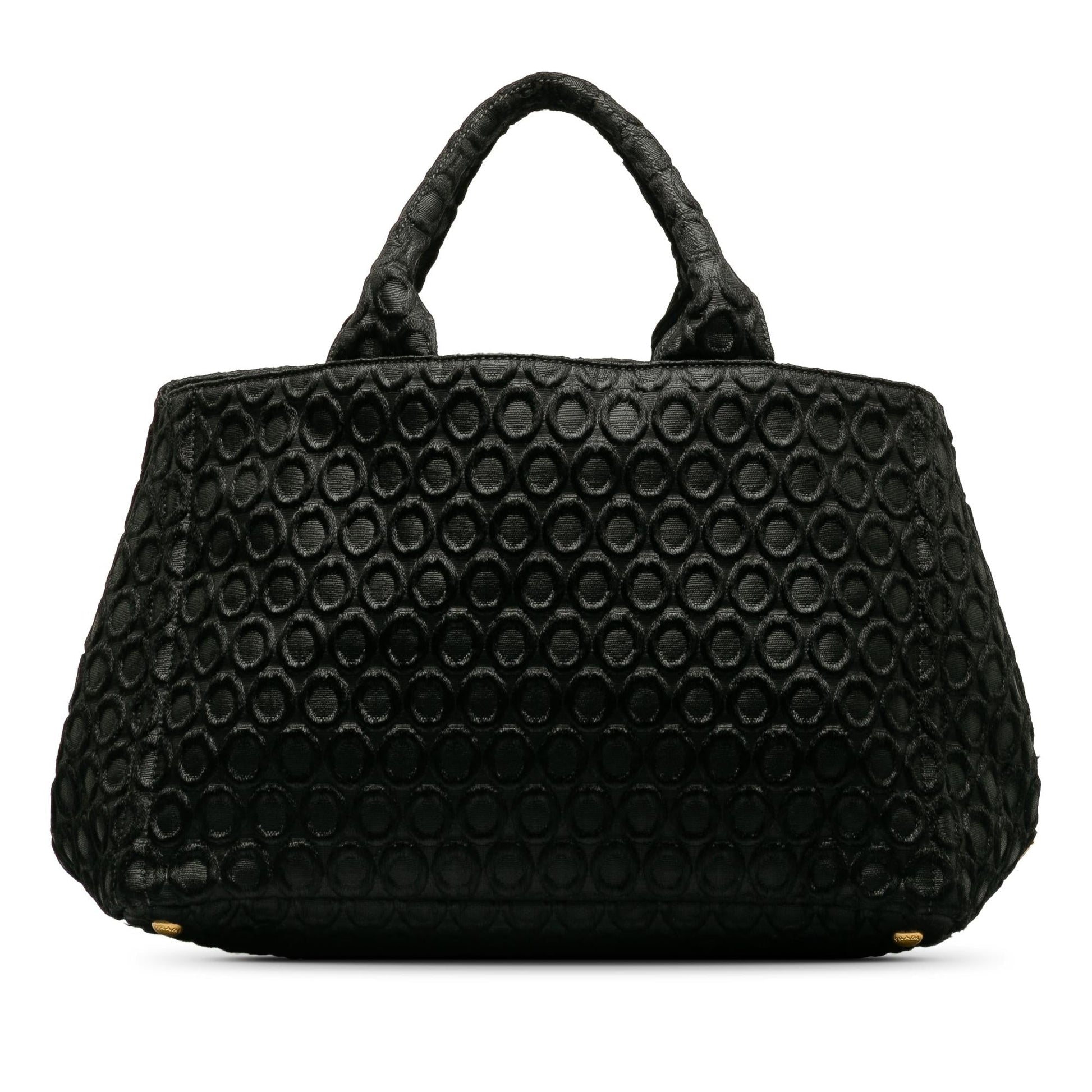 Prada Canapa Satchel Shg Vzvrbu Embroidered Satchel Bag