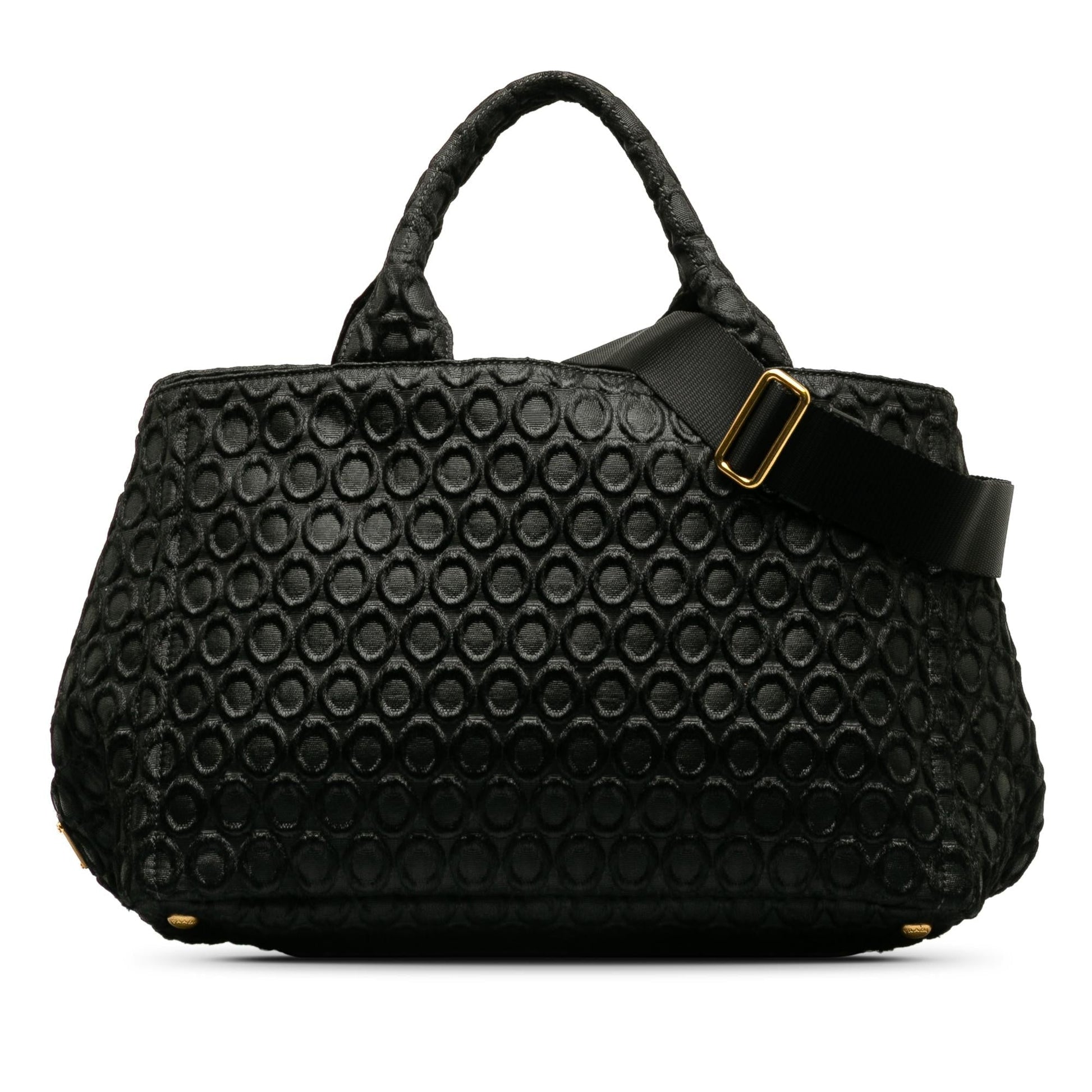 Prada Canapa Satchel Shg Vzvrbu Embroidered Satchel Bag