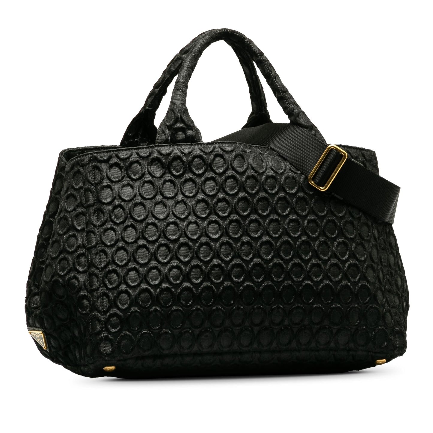 Prada Canapa Satchel Shg Vzvrbu Embroidered Satchel Bag