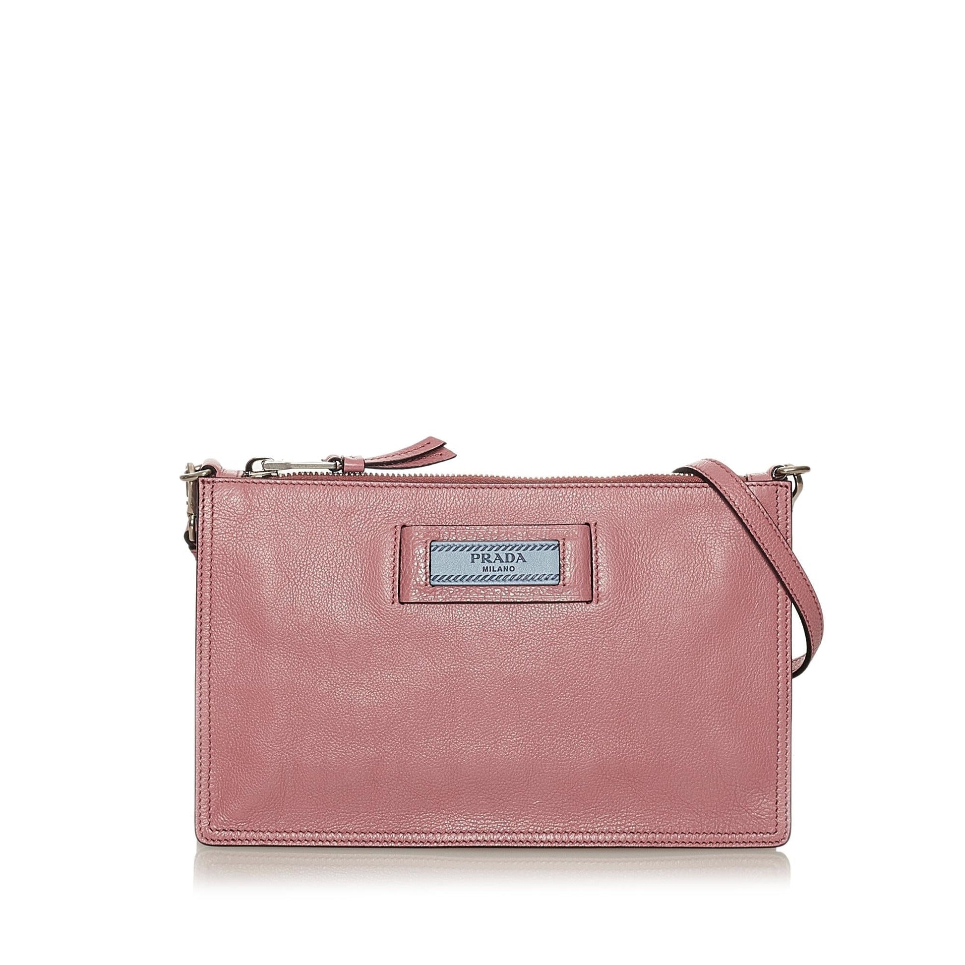Prada Etiquette Shoulder Bag Shg Leather