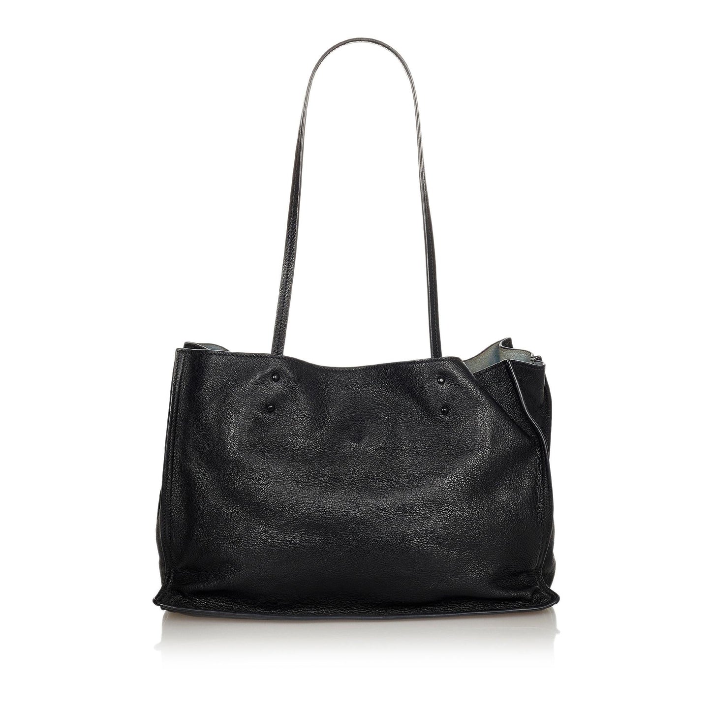 Chanel Prada Etiquette Tote Bag Shg Leather