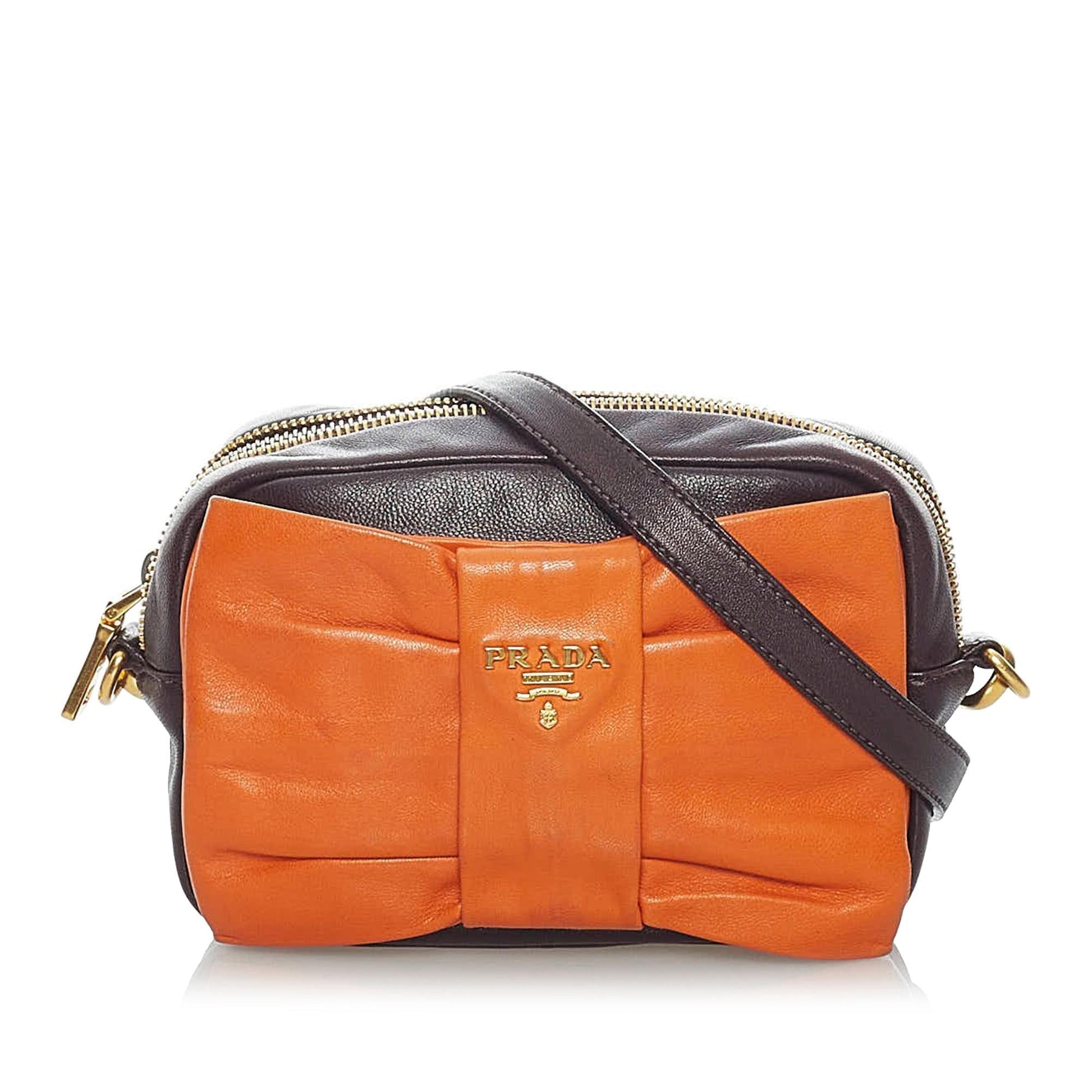 Prada Fiocco Bow Crossbody Bag Shg Leather Bag Shg 30499