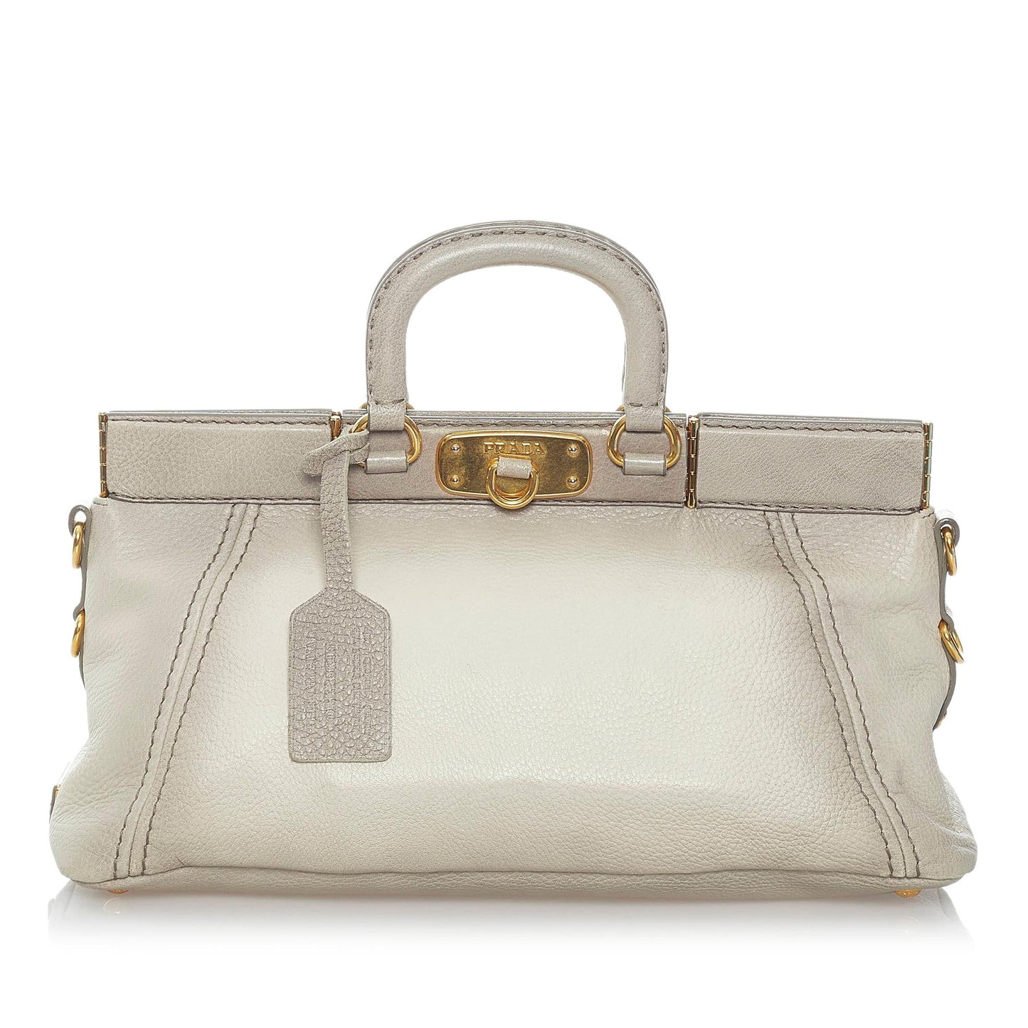 Prada Frame Satchel Shg Leather Satchel Bag