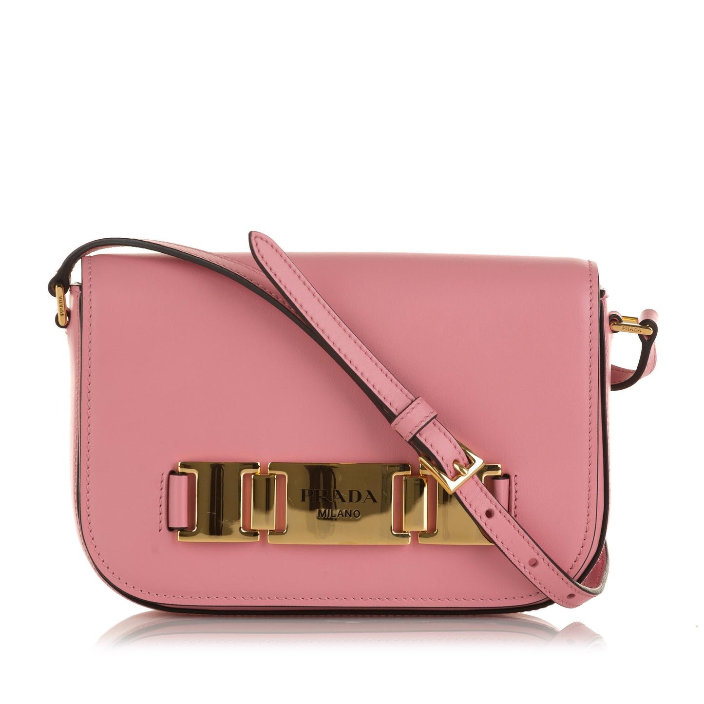 Prada Glace Calf Etiquette Crossbody Shg L8Vjvr Crossbody Bag