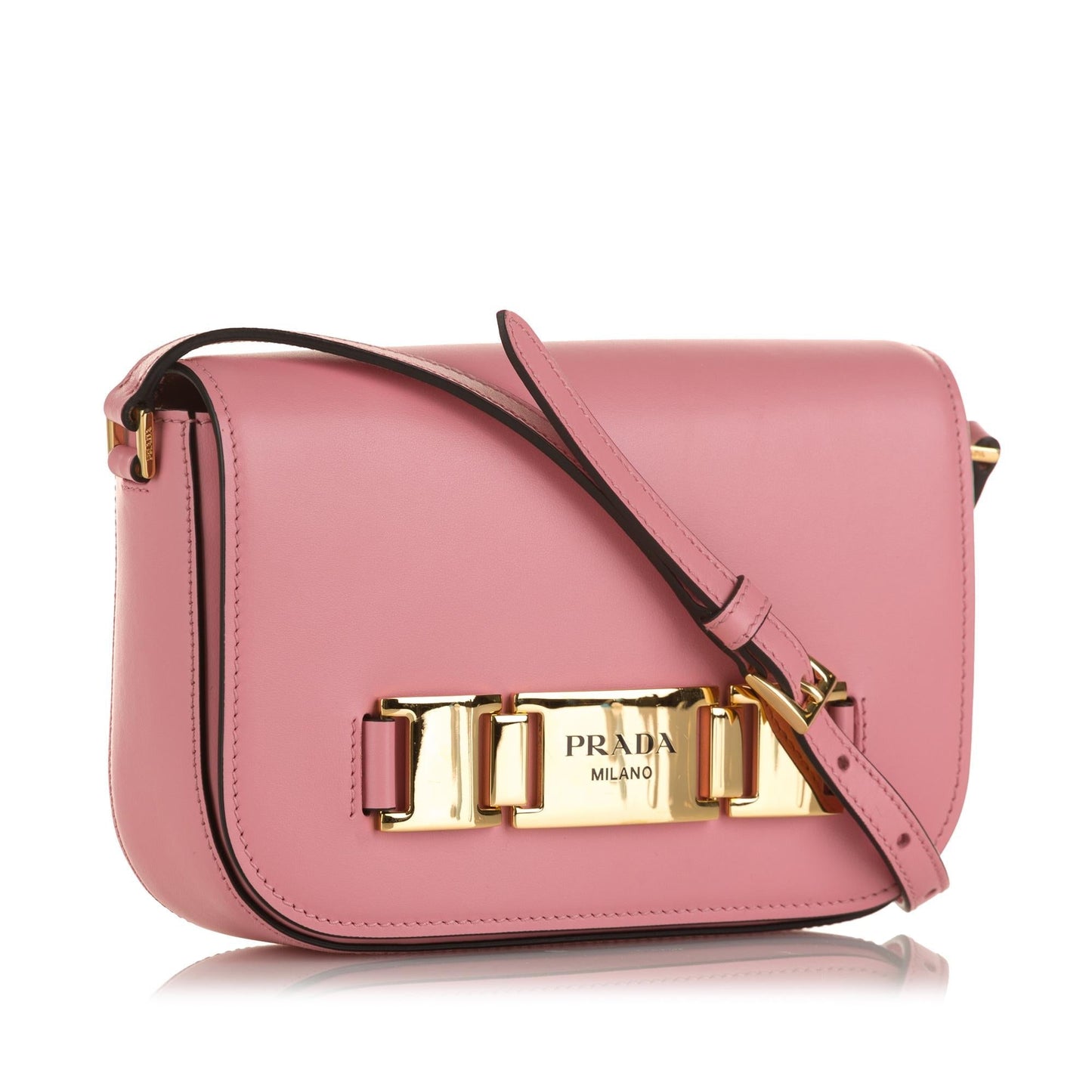 Prada Glace Calf Etiquette Crossbody Shg Vy96Oe Crossbody Bag
