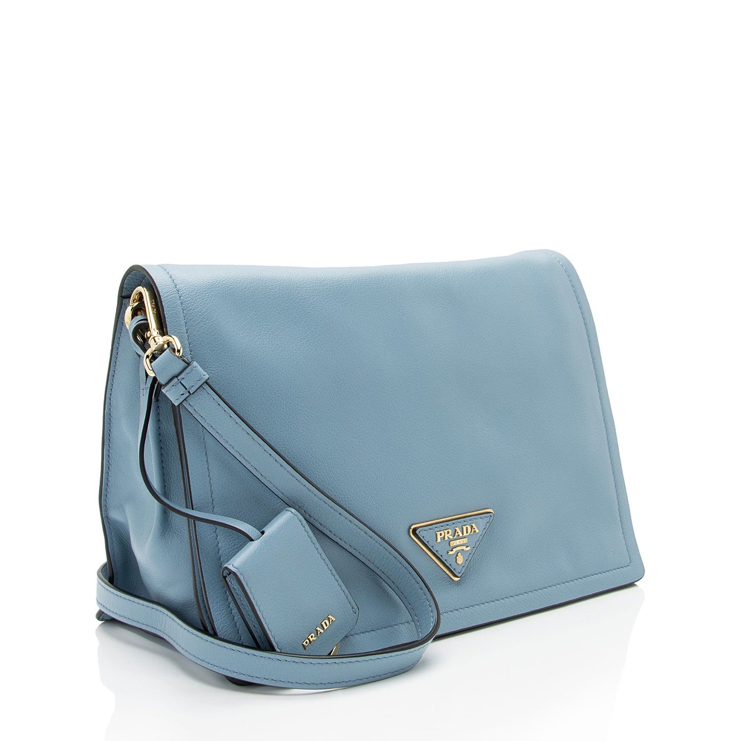 Prada Glace Calf Messenger Shf Bz6Lrk Flap Shoulder Bag