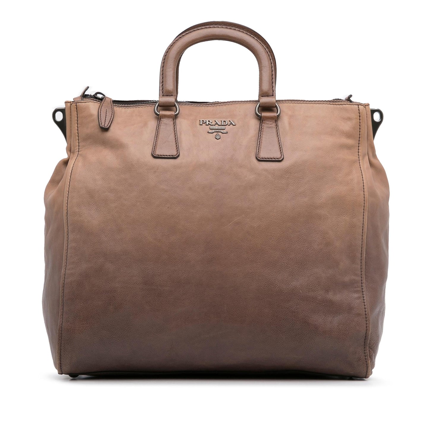 Prada Glace Calf Ombre Satchel Shg Masjx8 Leather Satchel Bag