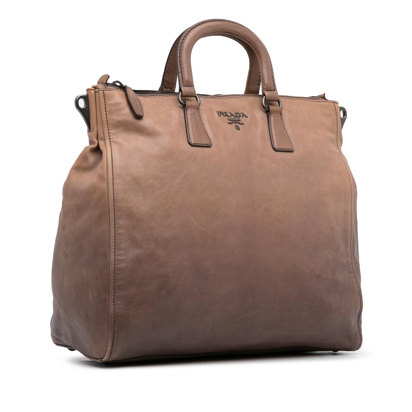 Prada Glace Calf Ombre Satchel Shg Masjx8 Leather Satchel Bag